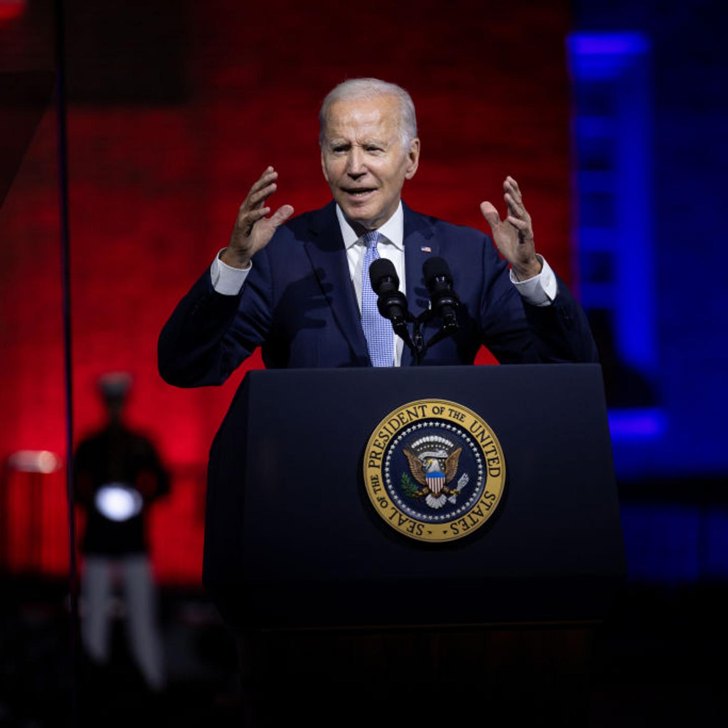 US President Biden in Philadelphia