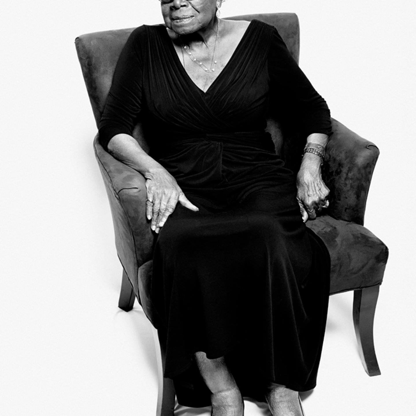 Maya Angelou photographed at her home in New York City, April 2013