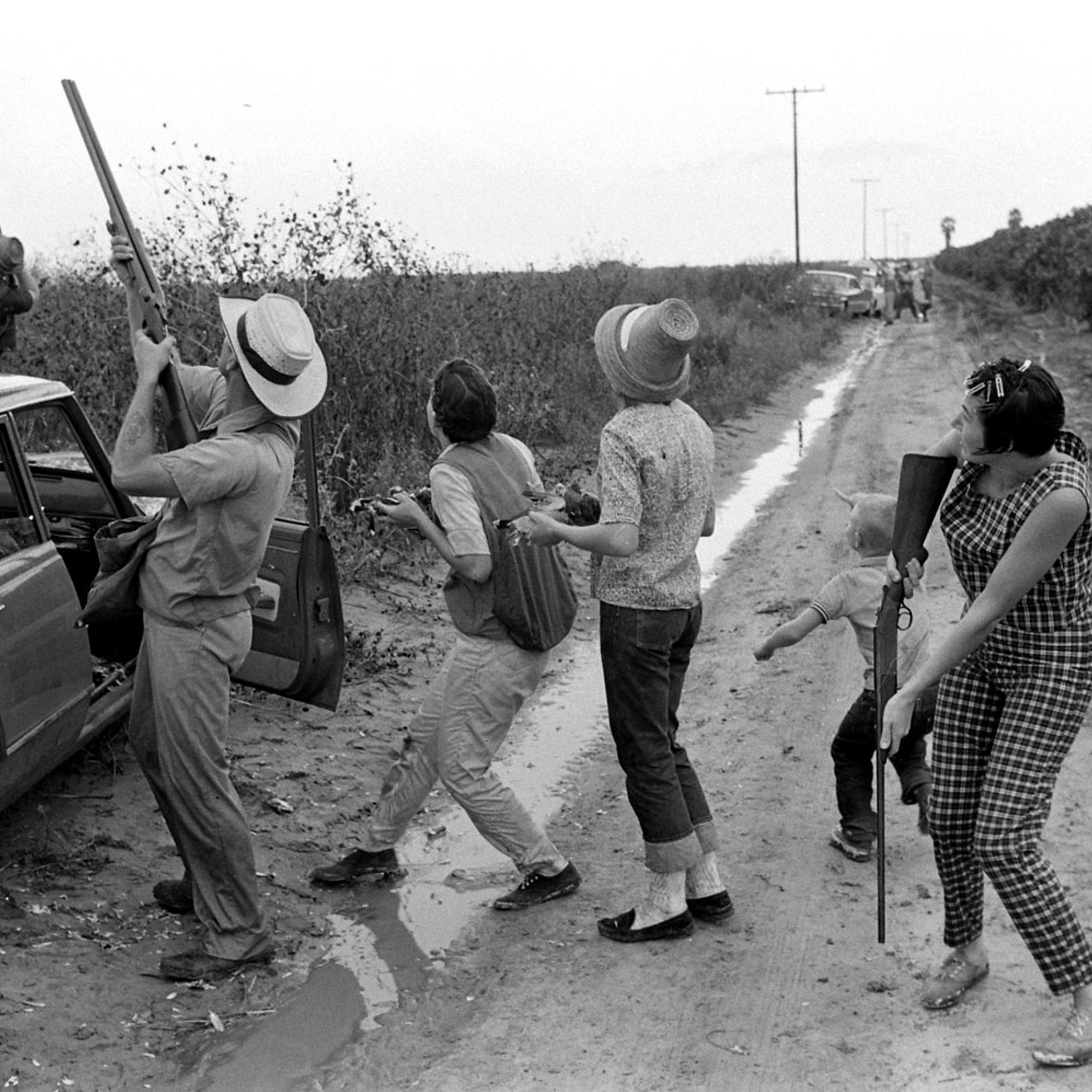White-wing dove hunting in Texas, 1961.