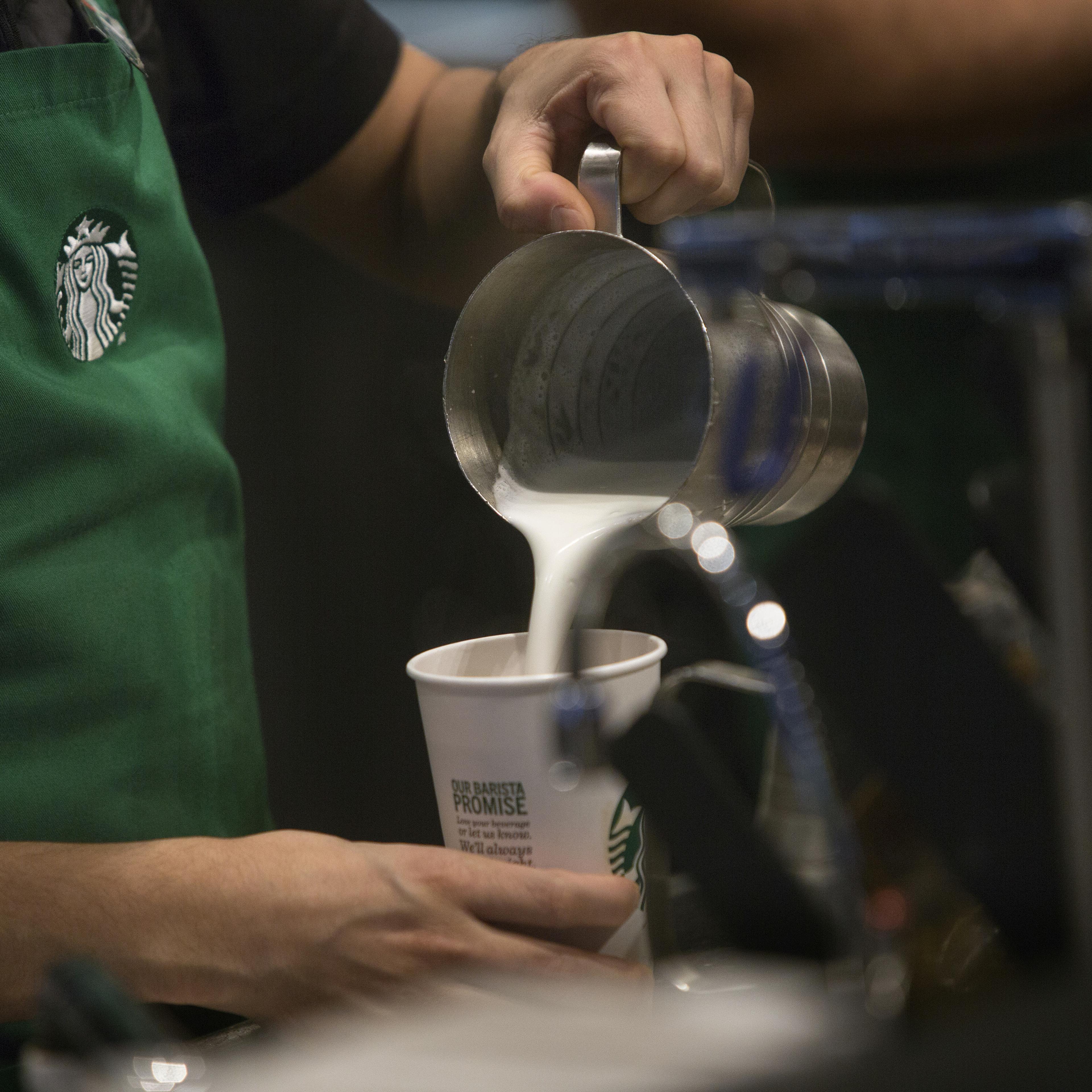 Inside A Starbucks Corp. Location Ahead Of Earnings Figures