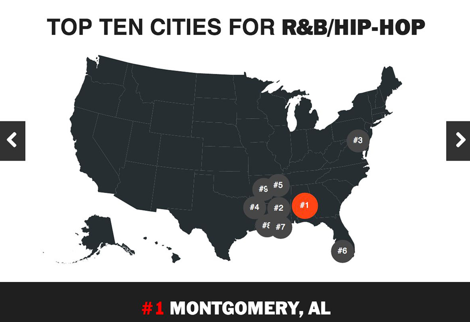 Maps Show US Cities