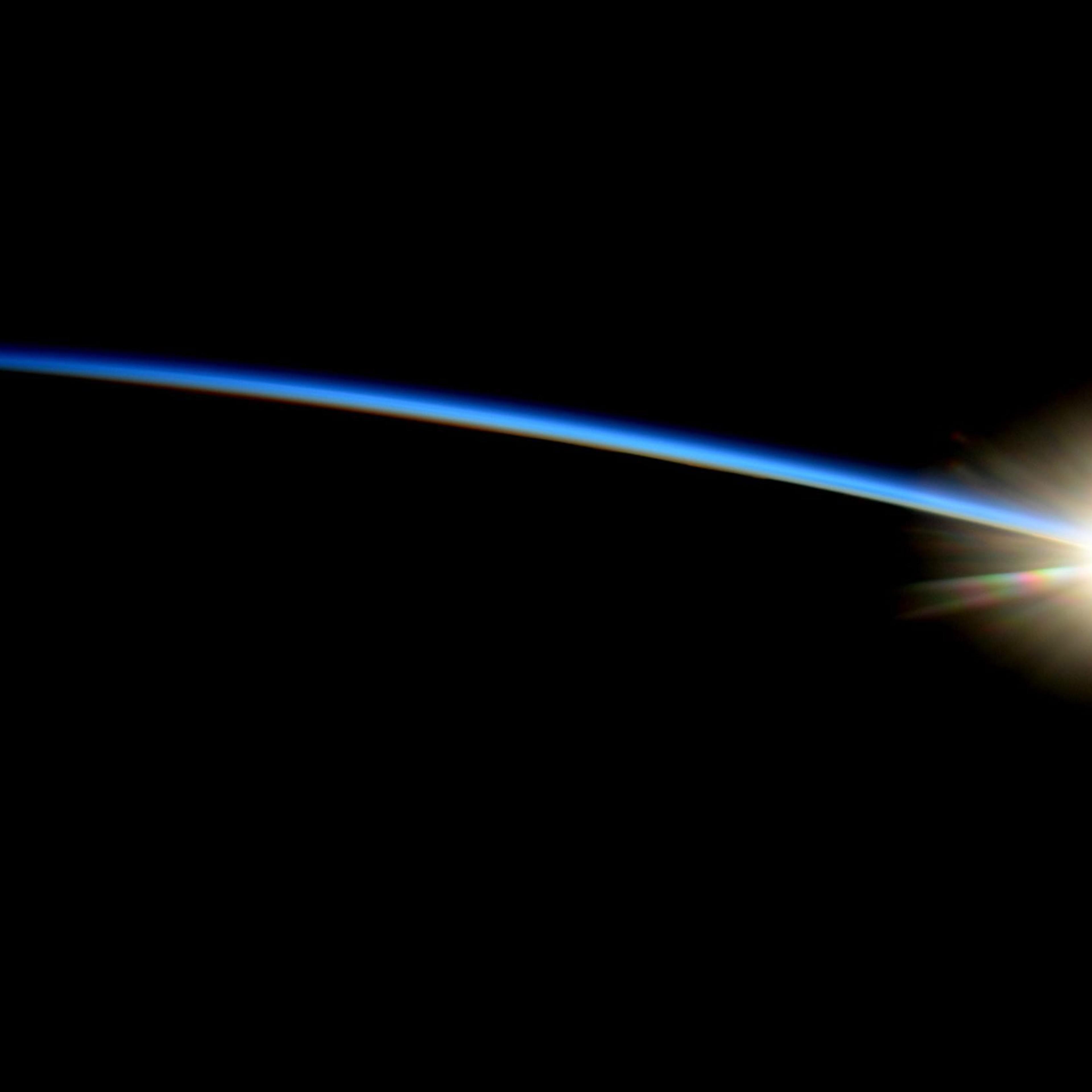 Sunrise seen from the International Space Station
