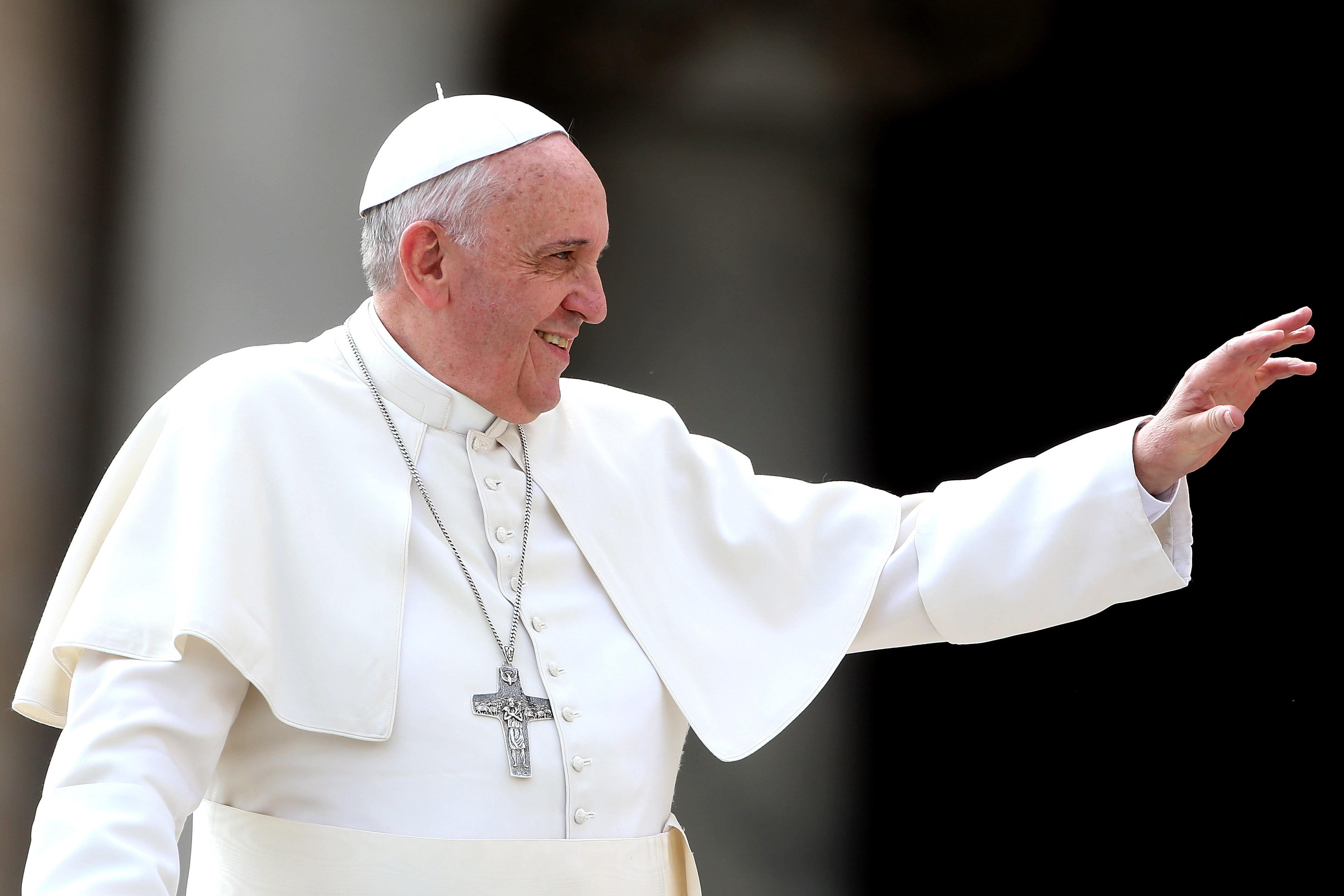 Pope Francis Attends His Weekly Audience at St Peters Square