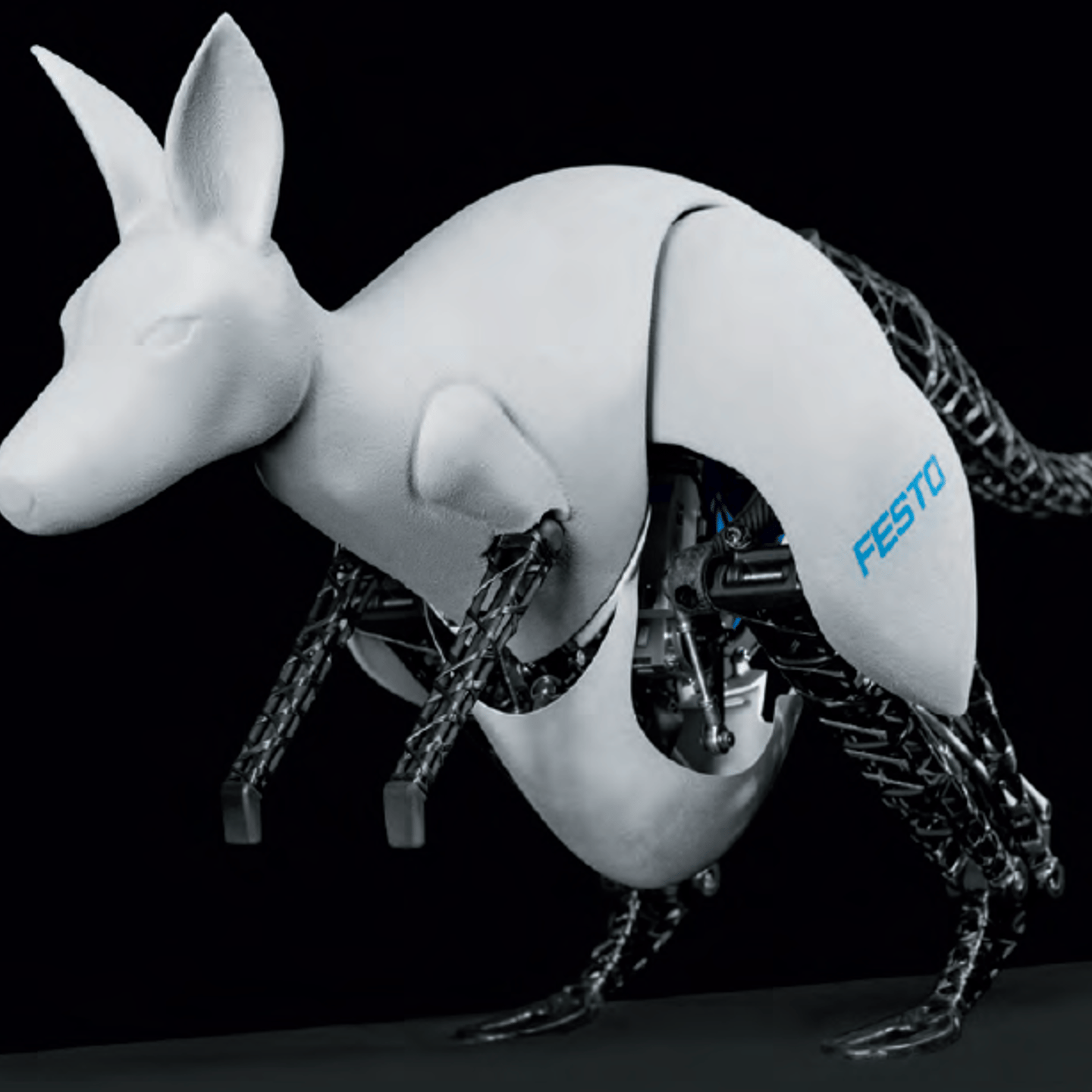 The BionicKangaroo, revealed by Festo Thursday, can jump for long periods of time without tiring