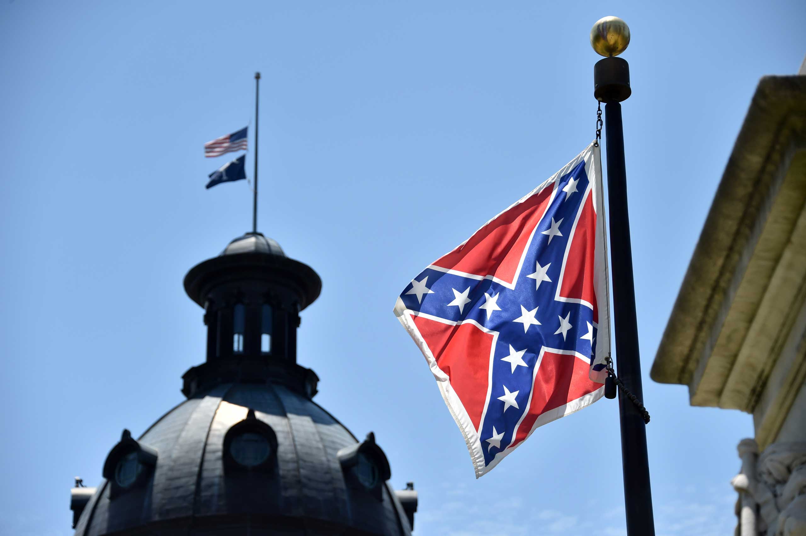 US-CRIME-SHOOTING-FLAG