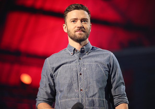 Justin Timberlake speaks on stage during XQ Super School Live at Barker Hangar on September 8, 2017 in Santa California.