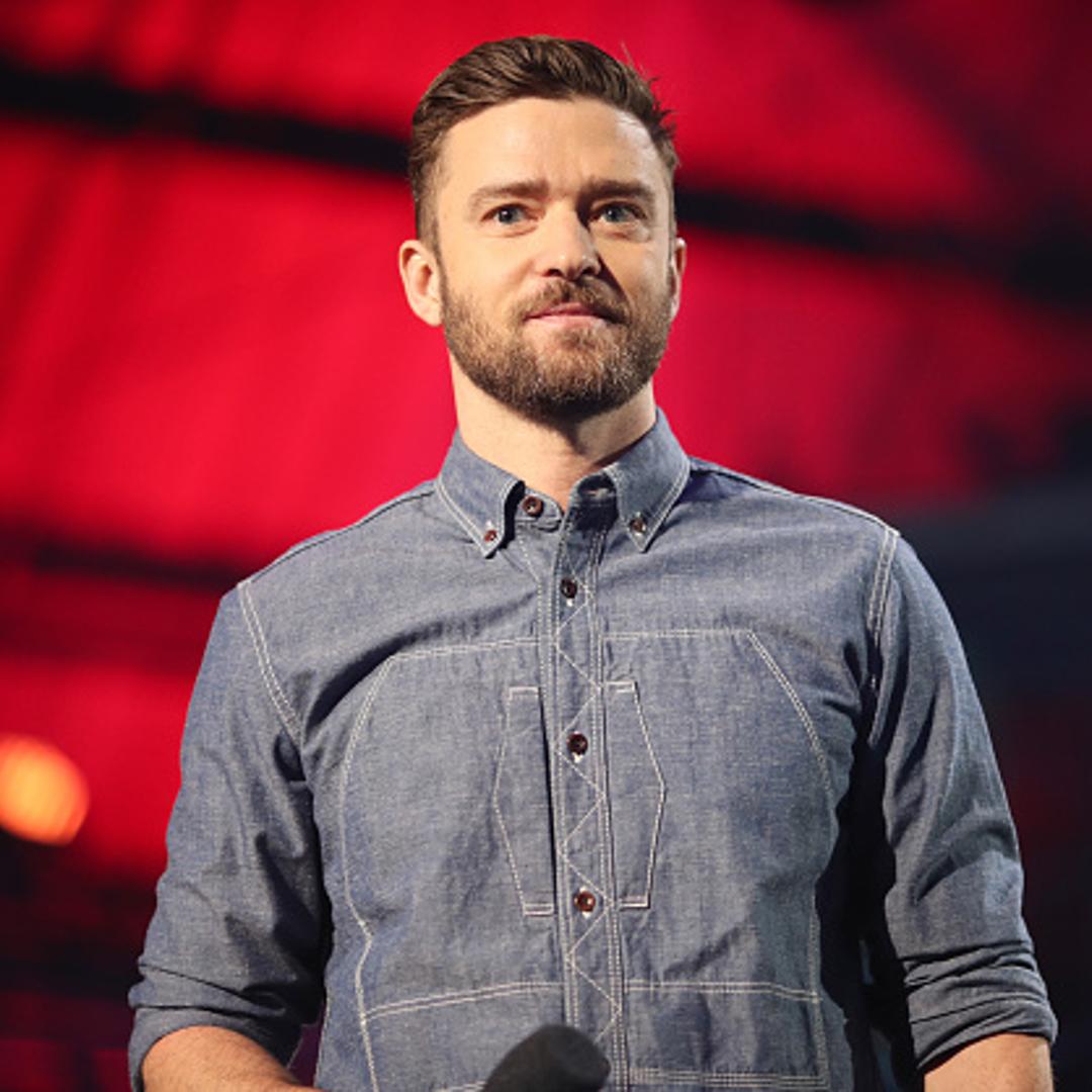 Justin Timberlake speaks on stage during XQ Super School Live at Barker Hangar on September 8, 2017 in Santa California.