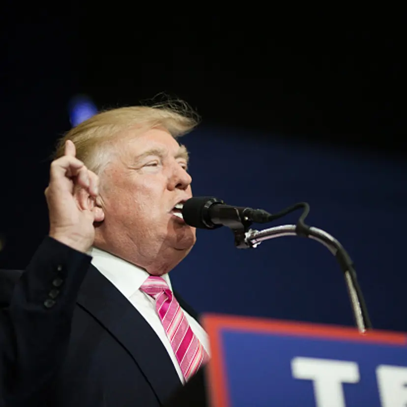 Republican presidential nominee Donald Trump campaigns in the battleground state of Pennsylvania on October 1, 2016 in Manheim.