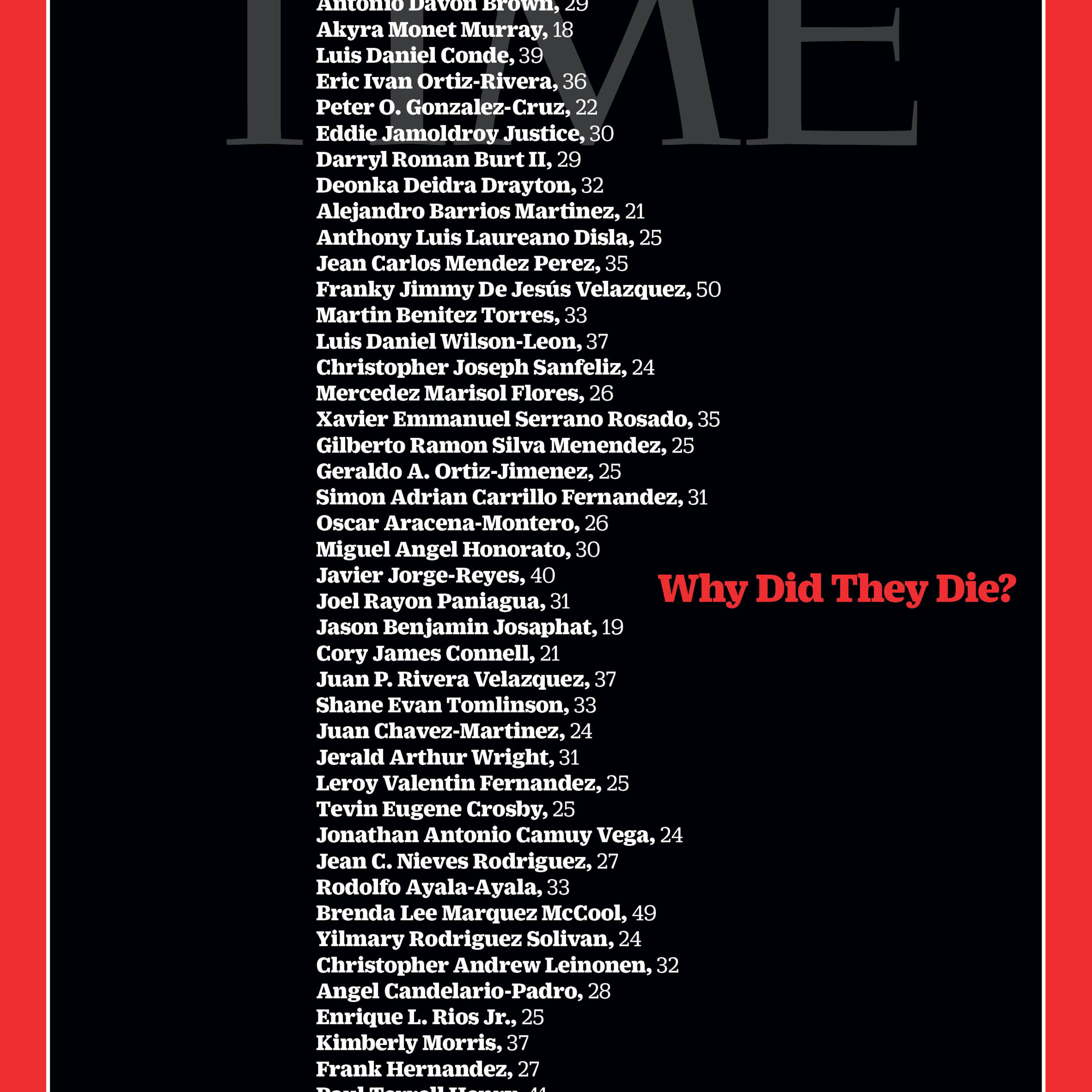 Orlando Shooting Time Magazine Cover