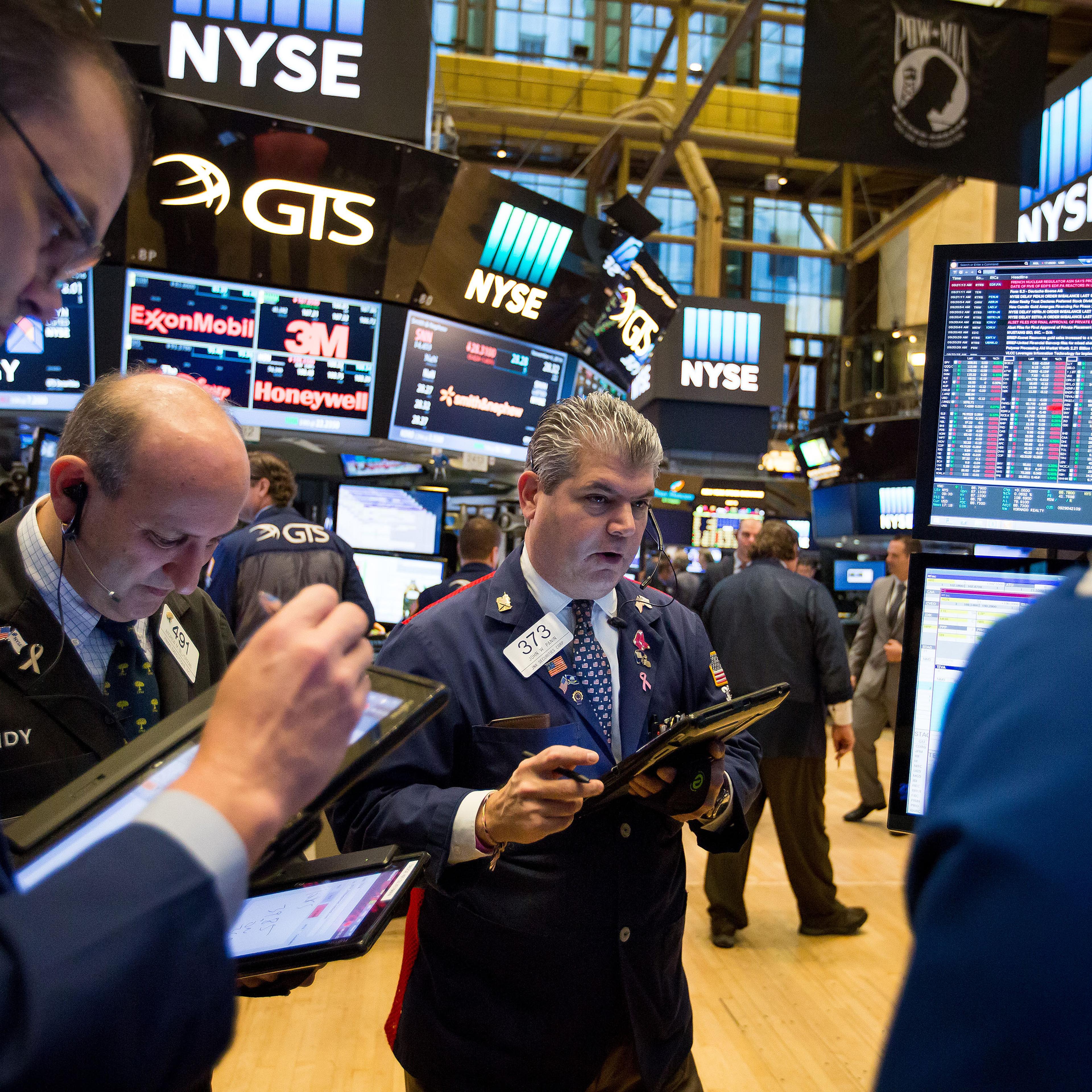 Trading On The Floor Of The NYSE As U.S. Stocks Fluctuate After Payrolls Data Amid Focus On Election