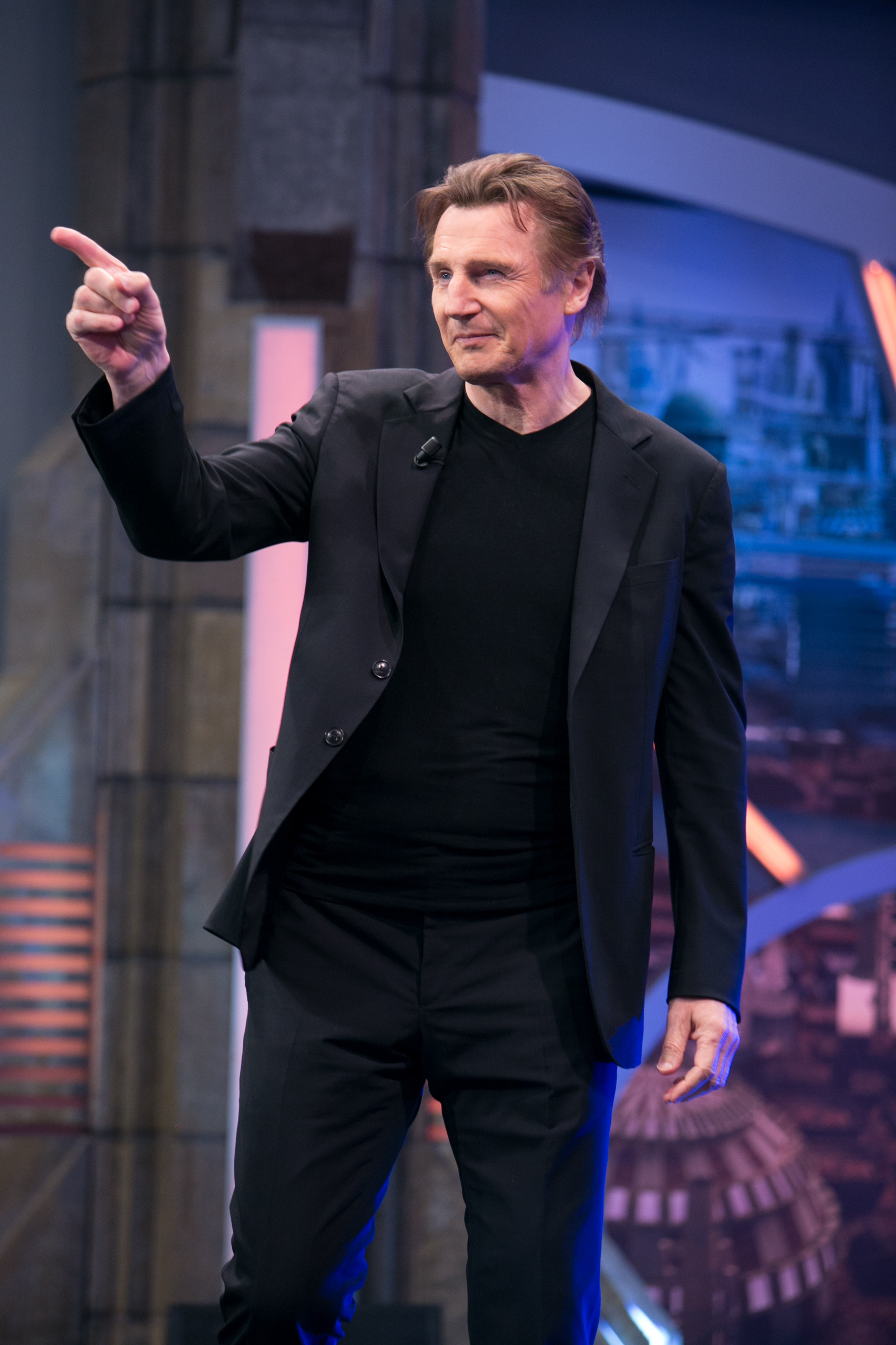 Liam Neeson Attends 'El Hormiguero' Tv Show