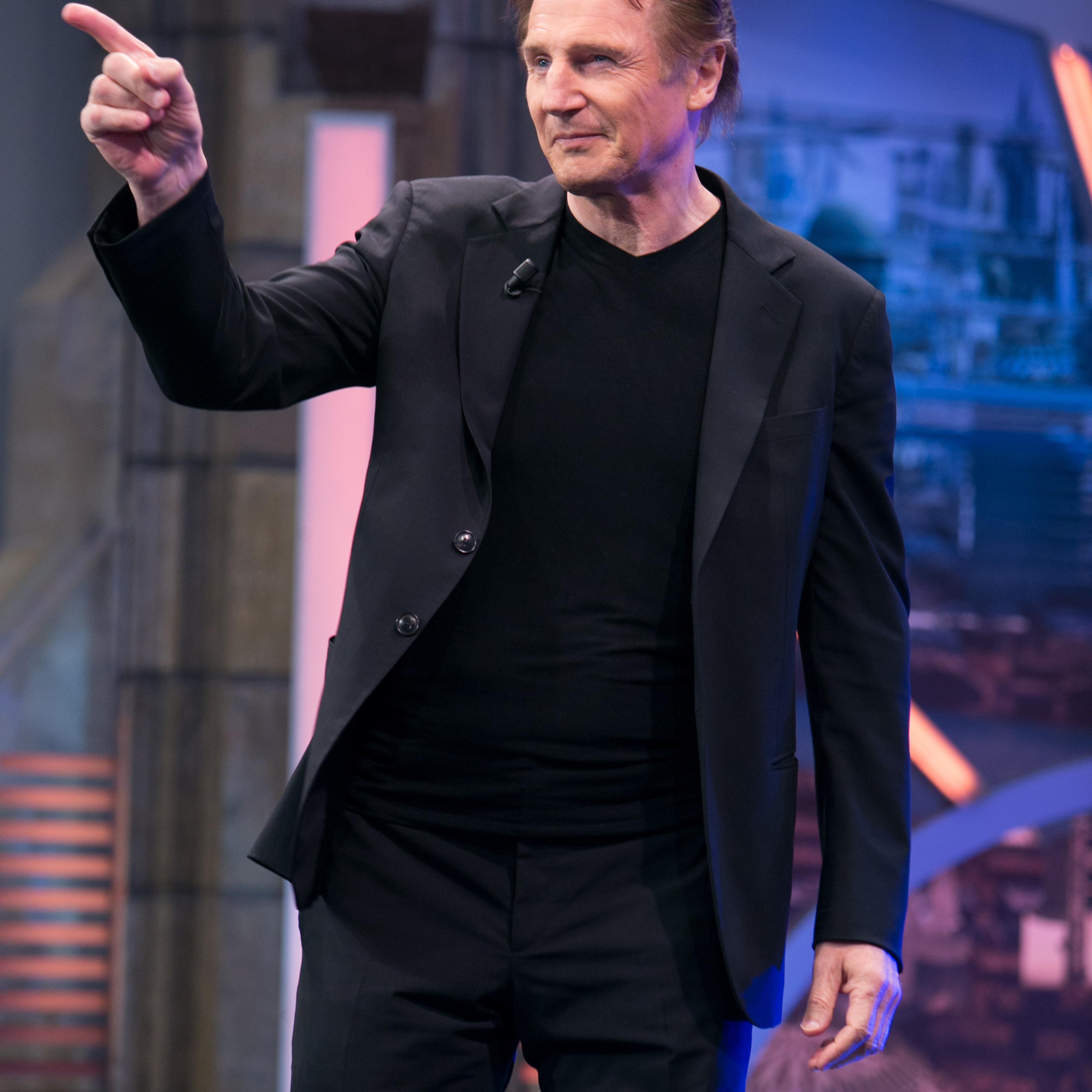 Liam Neeson Attends 'El Hormiguero' Tv Show