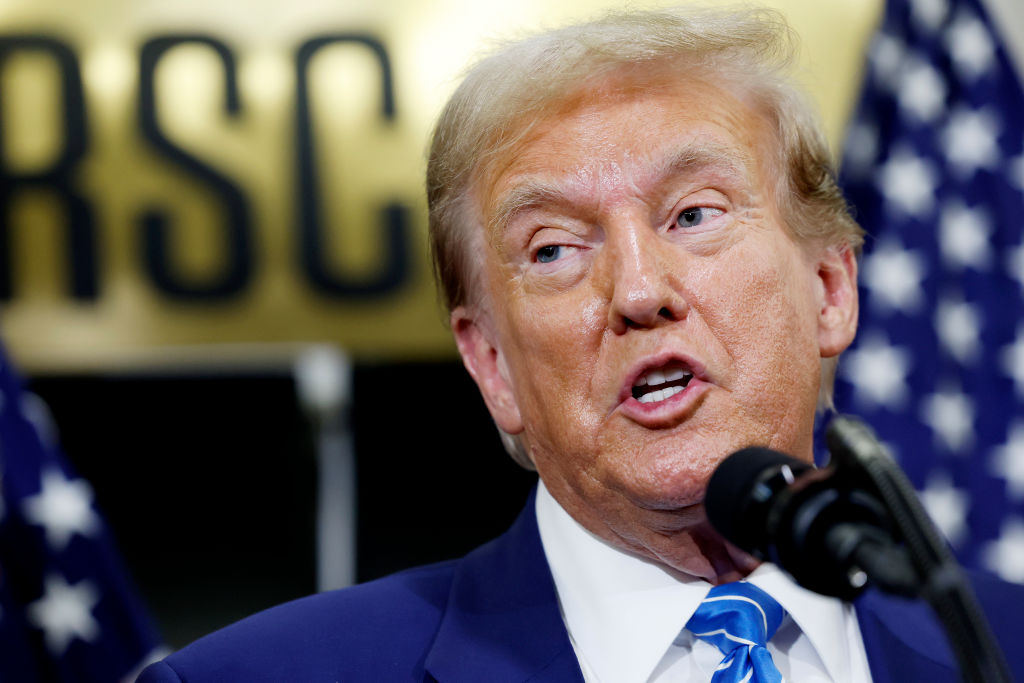 Donald Trump Meets With Republican Senators At The NRSC