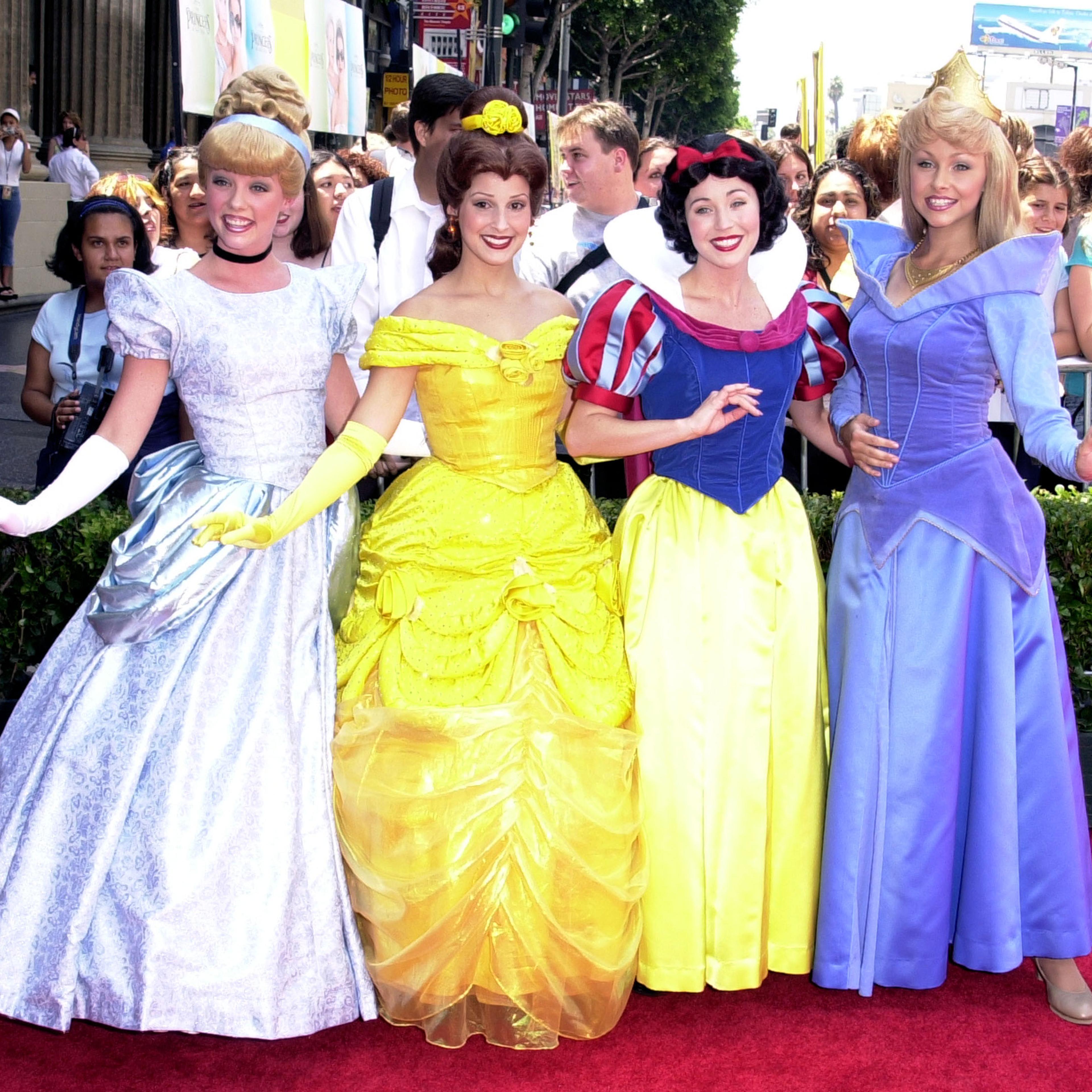 Disney Characters during The Princess Diaries Premiere at El Capitan Theatre in Hollywood.