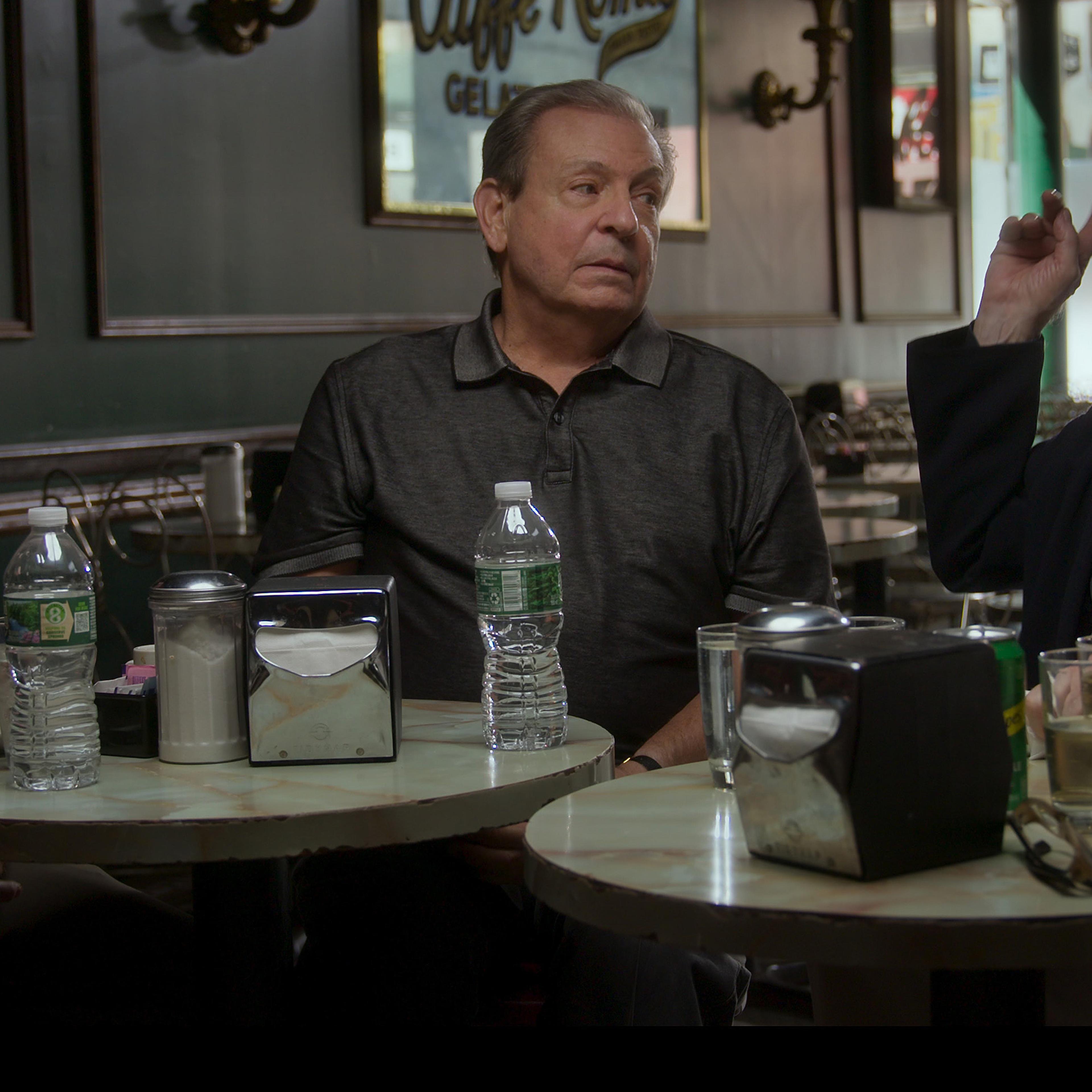 From left: Robert De Niro, Frank “Butch” Piccirillo and Martin Scorsese in <i>Mr. Scorsese</i>