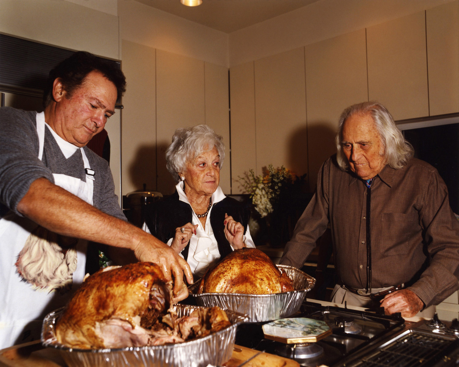 <i>Dad Getting Ready to Carve the Turkey</i>, Chappaqua, 2005 