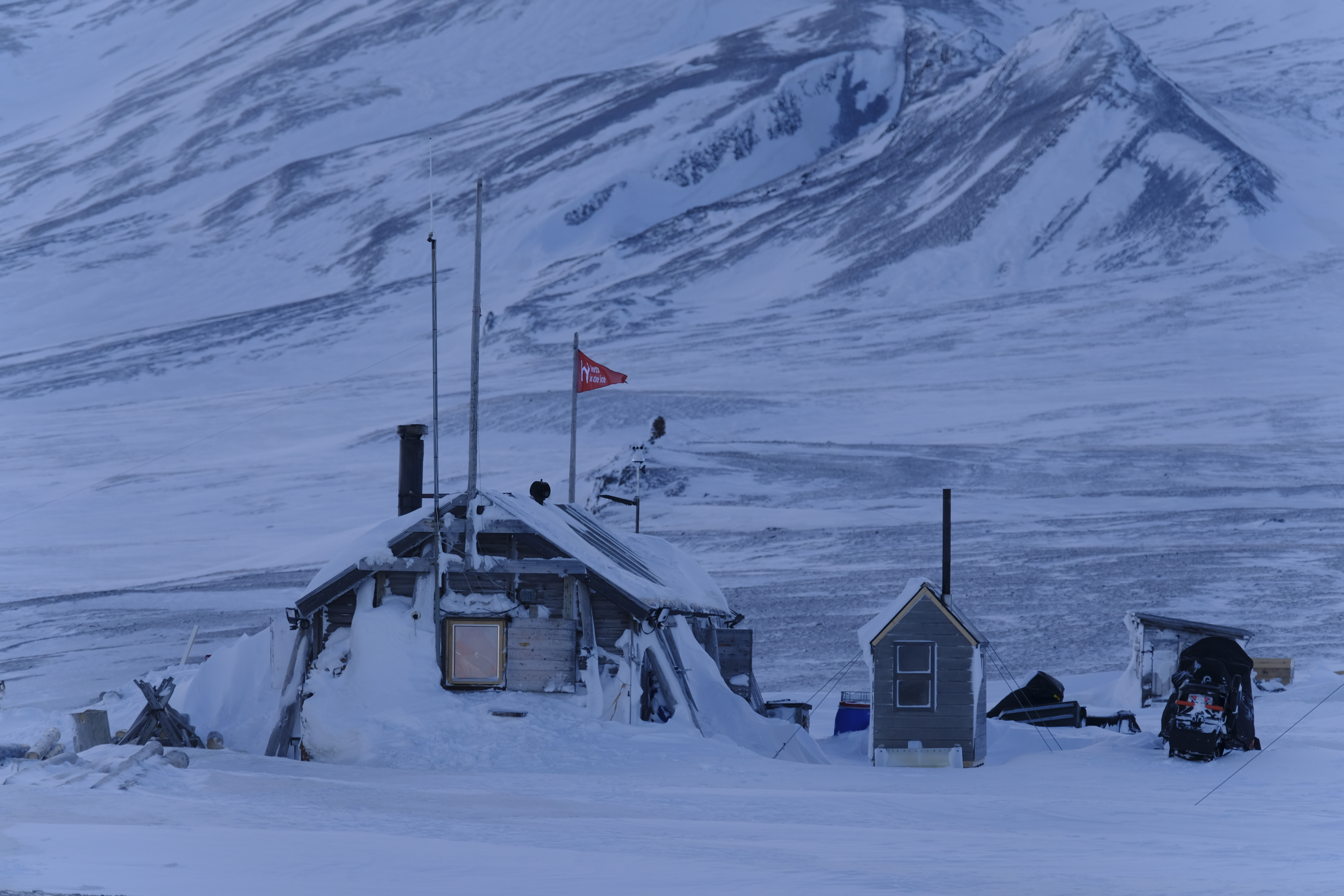Sunniva Sorby and Hilde Fålun Strøm's cabin in Svalbard, Norway.