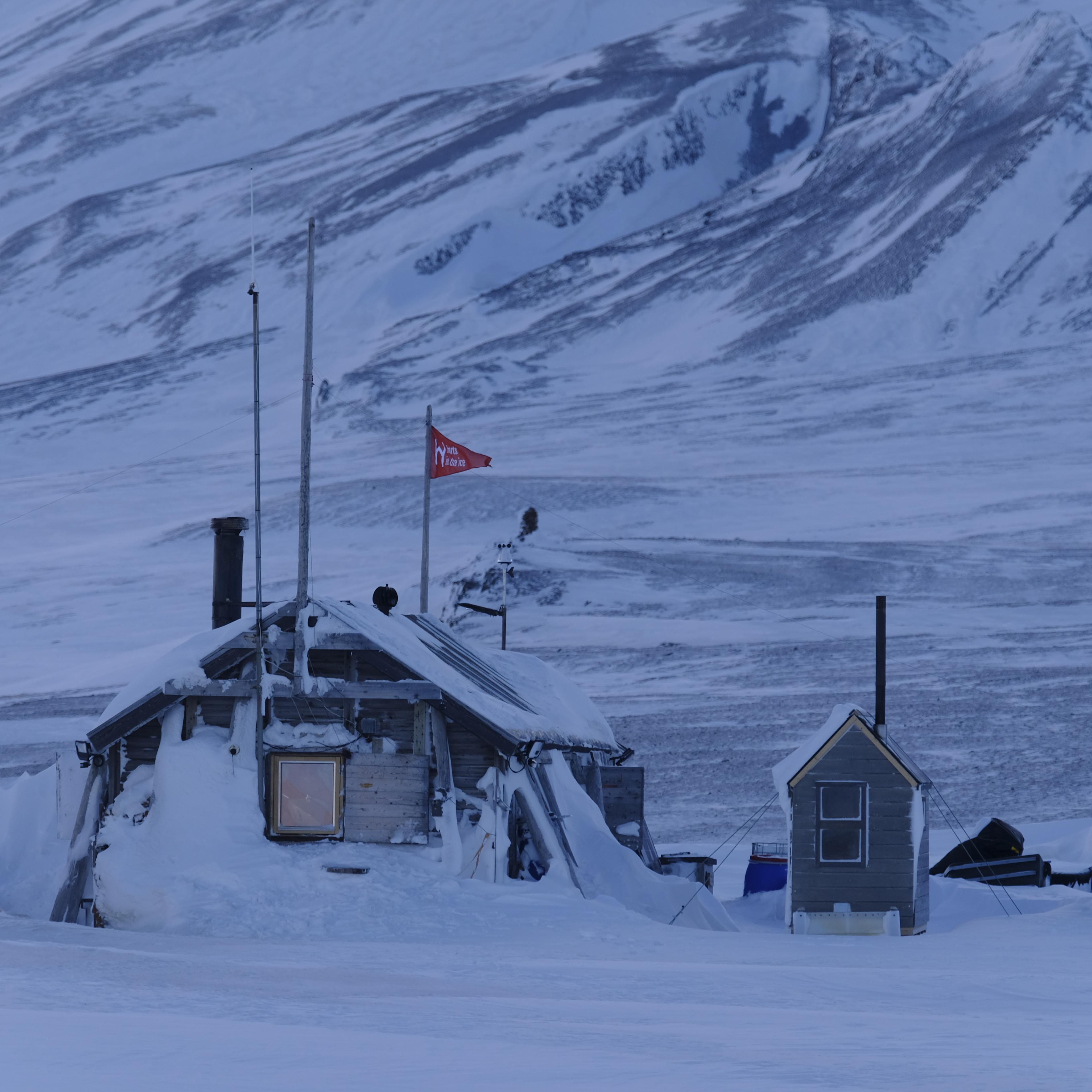 Sunniva Sorby and Hilde Fålun Strøm's cabin in Svalbard, Norway.
