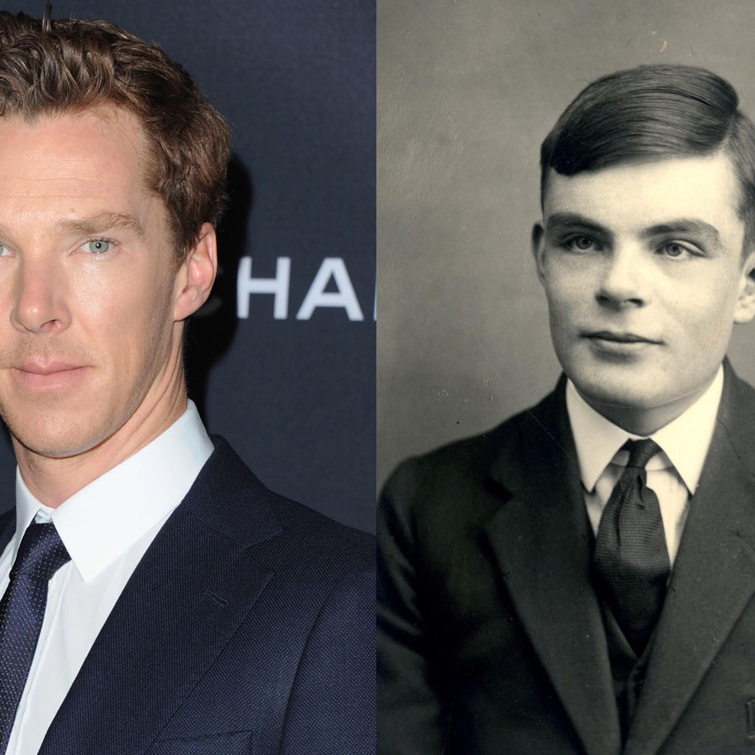 Benedict Cumberbatch and Alan Turing.