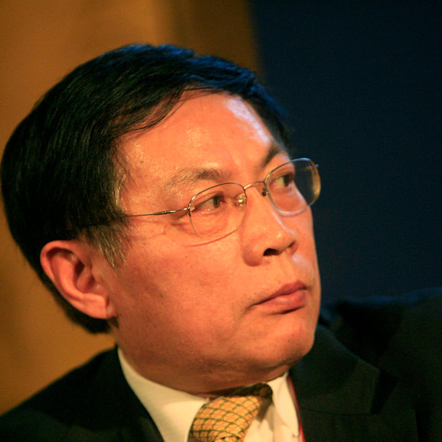 Ren Zhiqiang, chairman of Beijing Huayuan Group, attends the