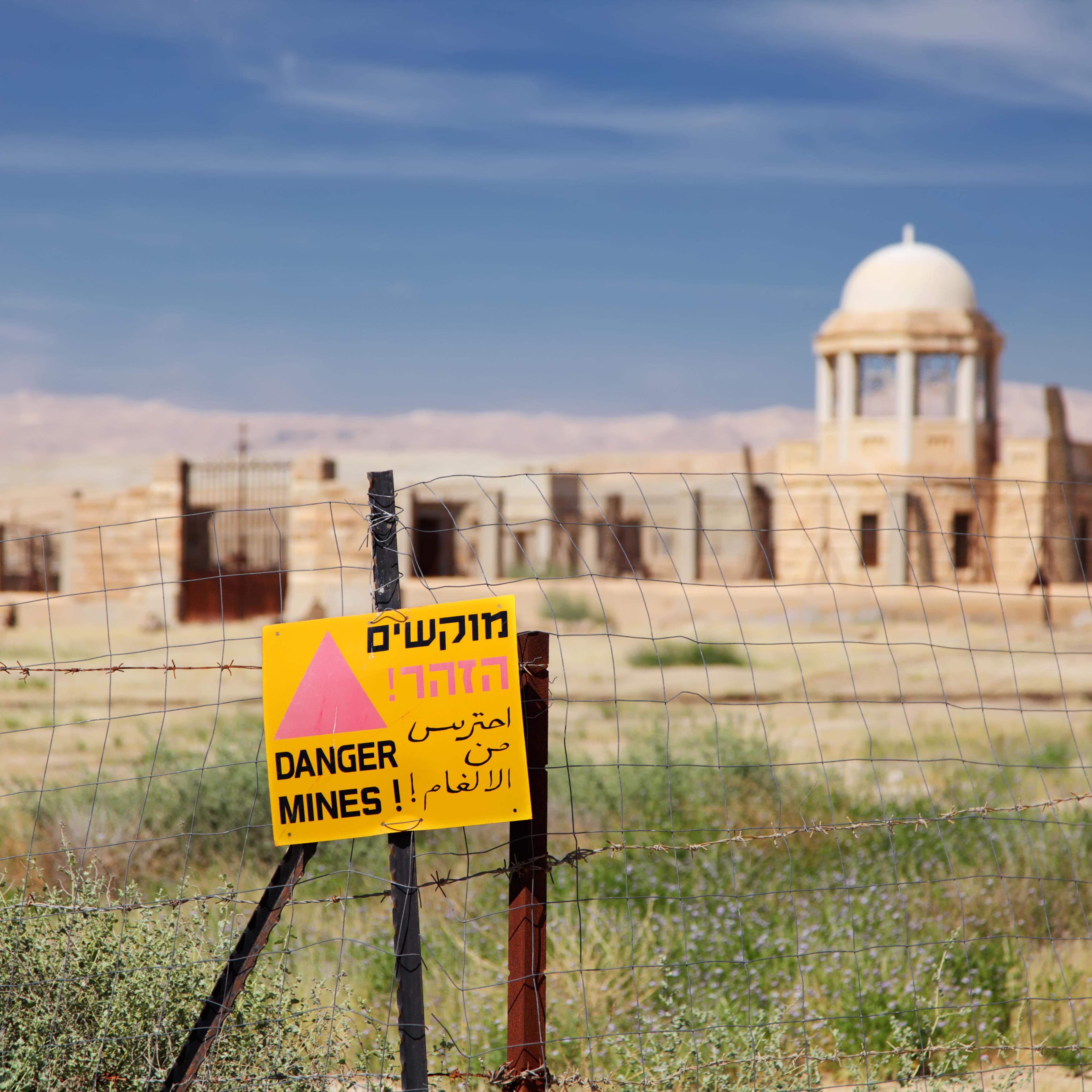 halo clear israel west bank minefield