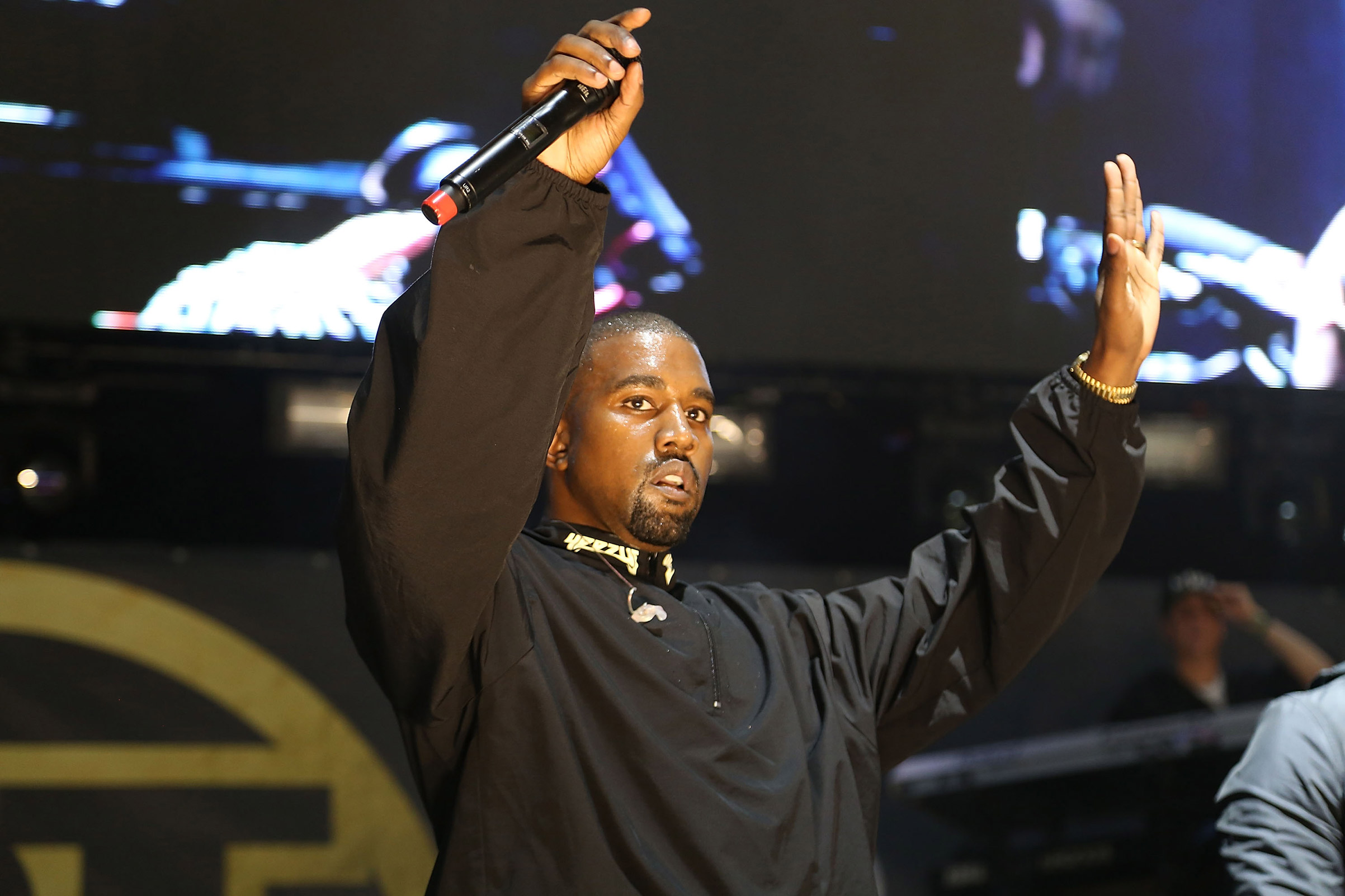 Kayne West performs at the 2016 Hot 97 Summer Jam at MetLife Stadium on June 5, 2016, in East Rutherford, New Jersey. 