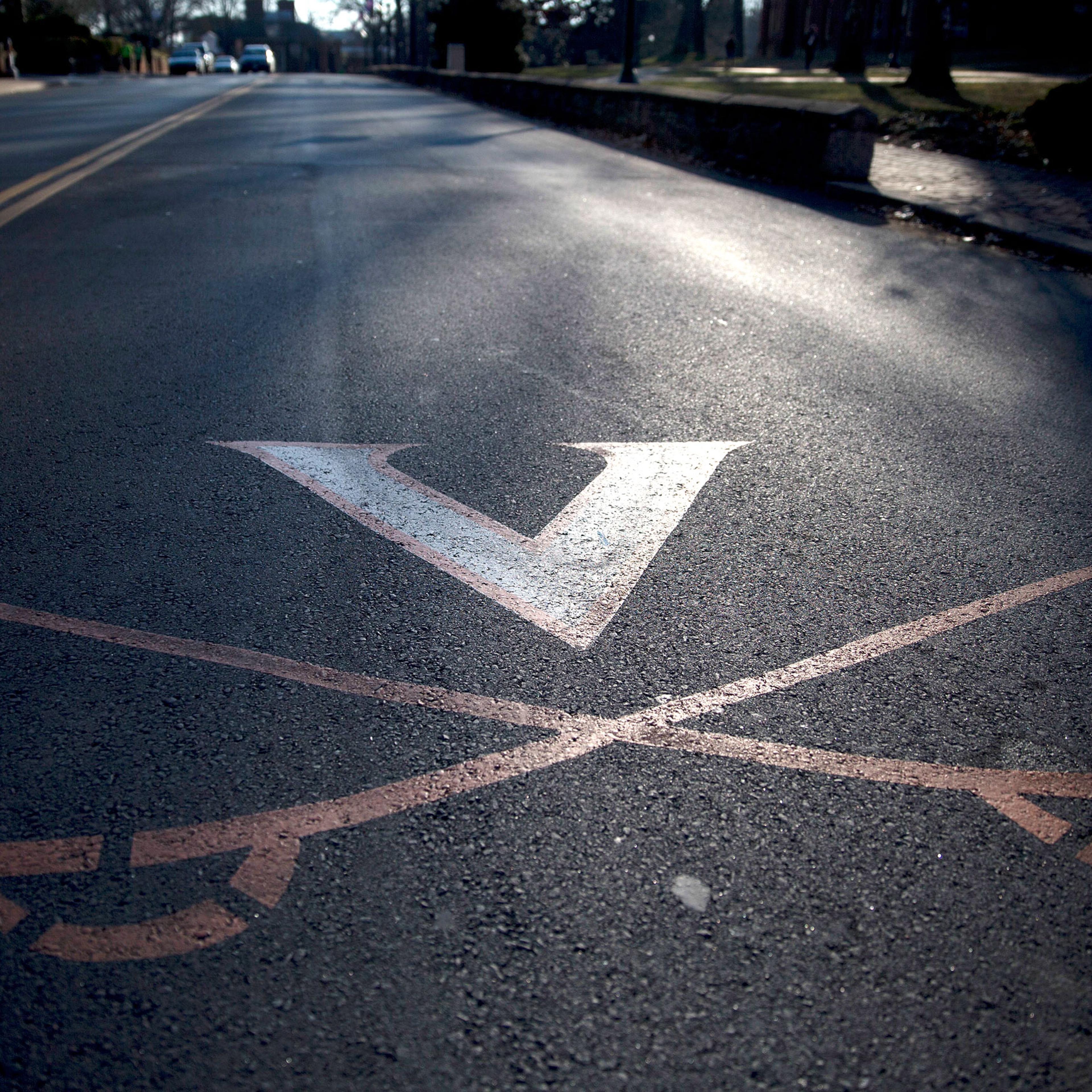 The University of Virginia (UVA) on University Avenue next to the UVA campus in Charlottesville, Virginia, Jan. 17, 2015.