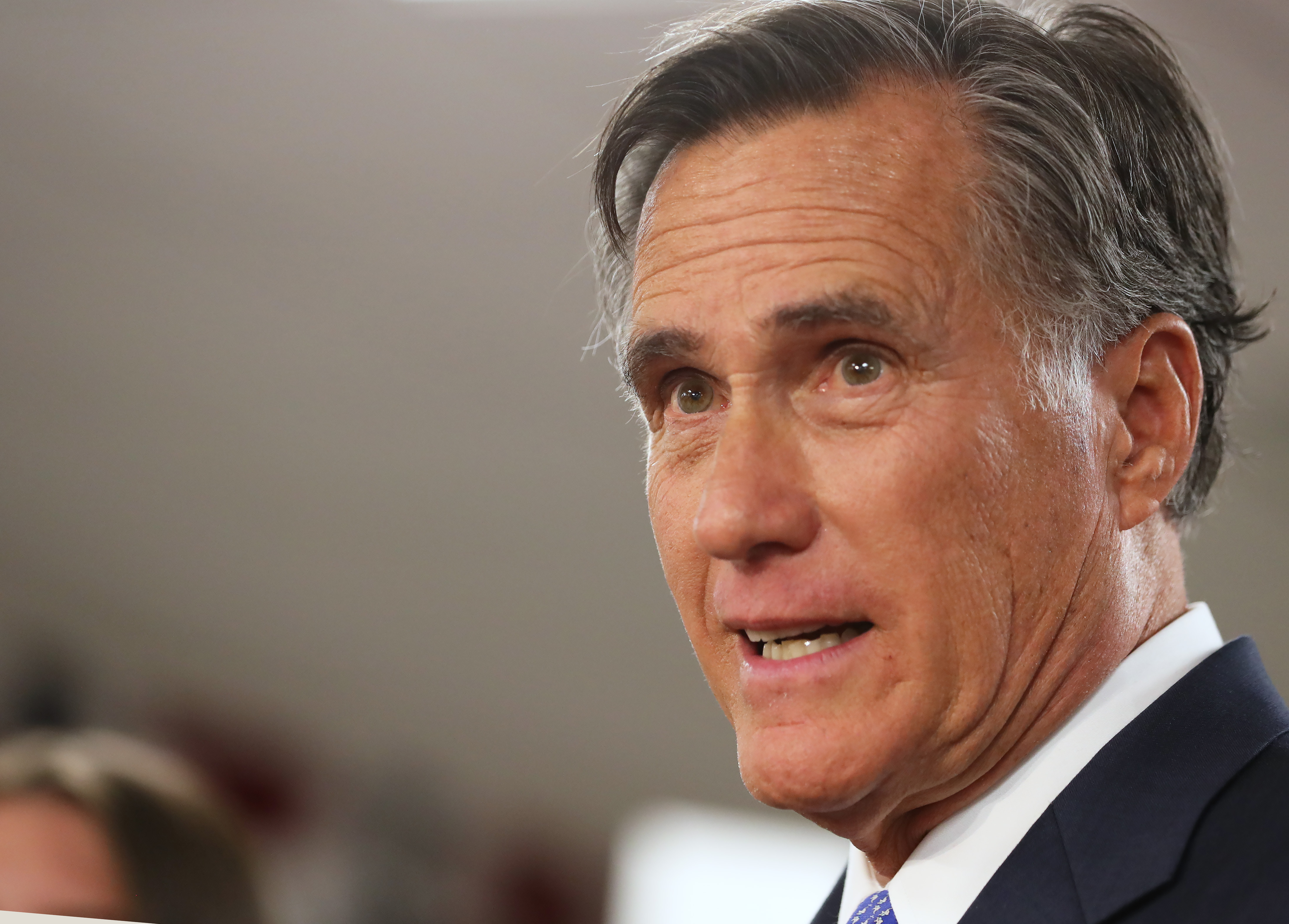 Utah Senate Candidate Mitt Romney Holds Election Night Party In Orem, Utah