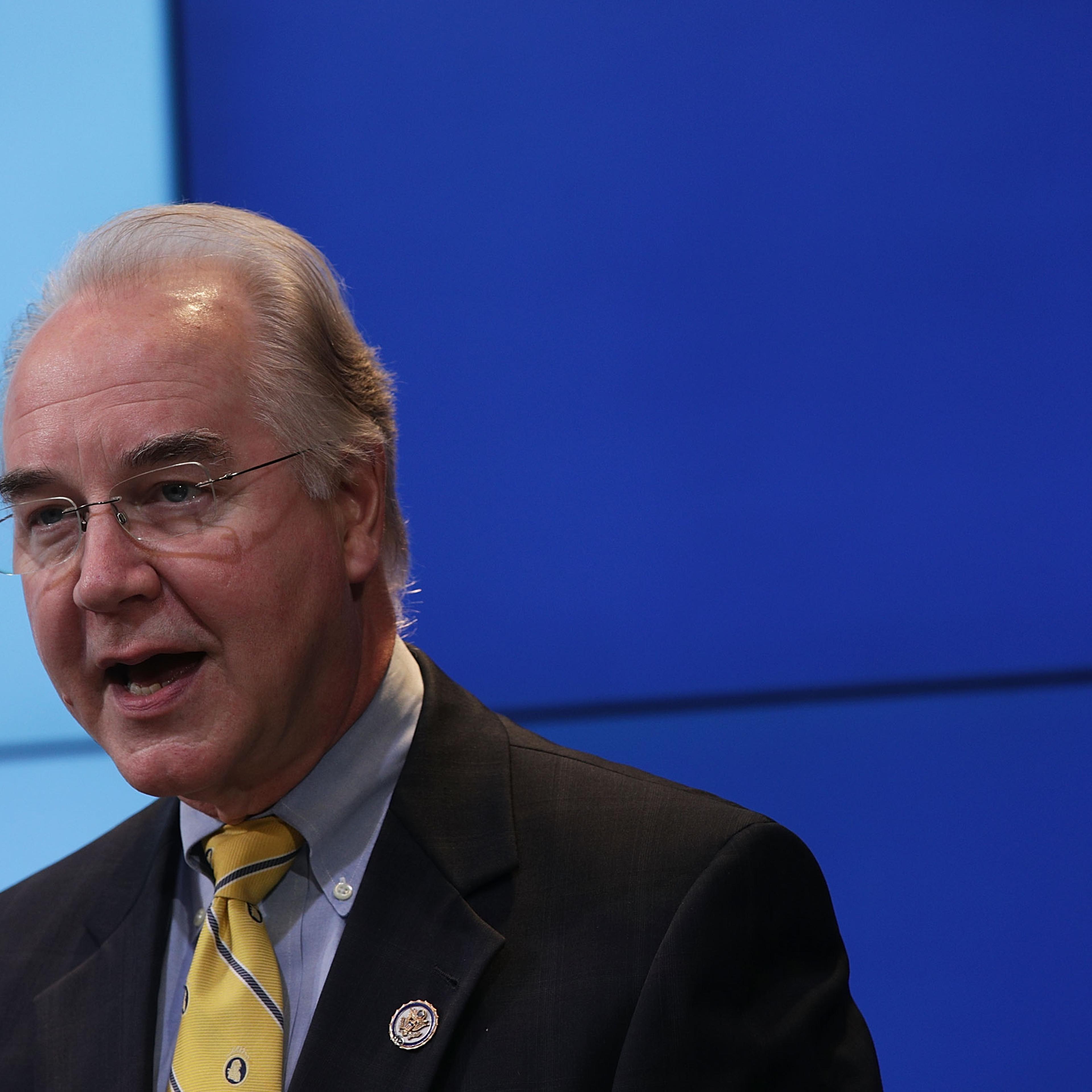 Trump's Pick For Health Secretary Rep. Tom Price (R-GA) Speaks At The Brookings Institution On The Federal Budget Process