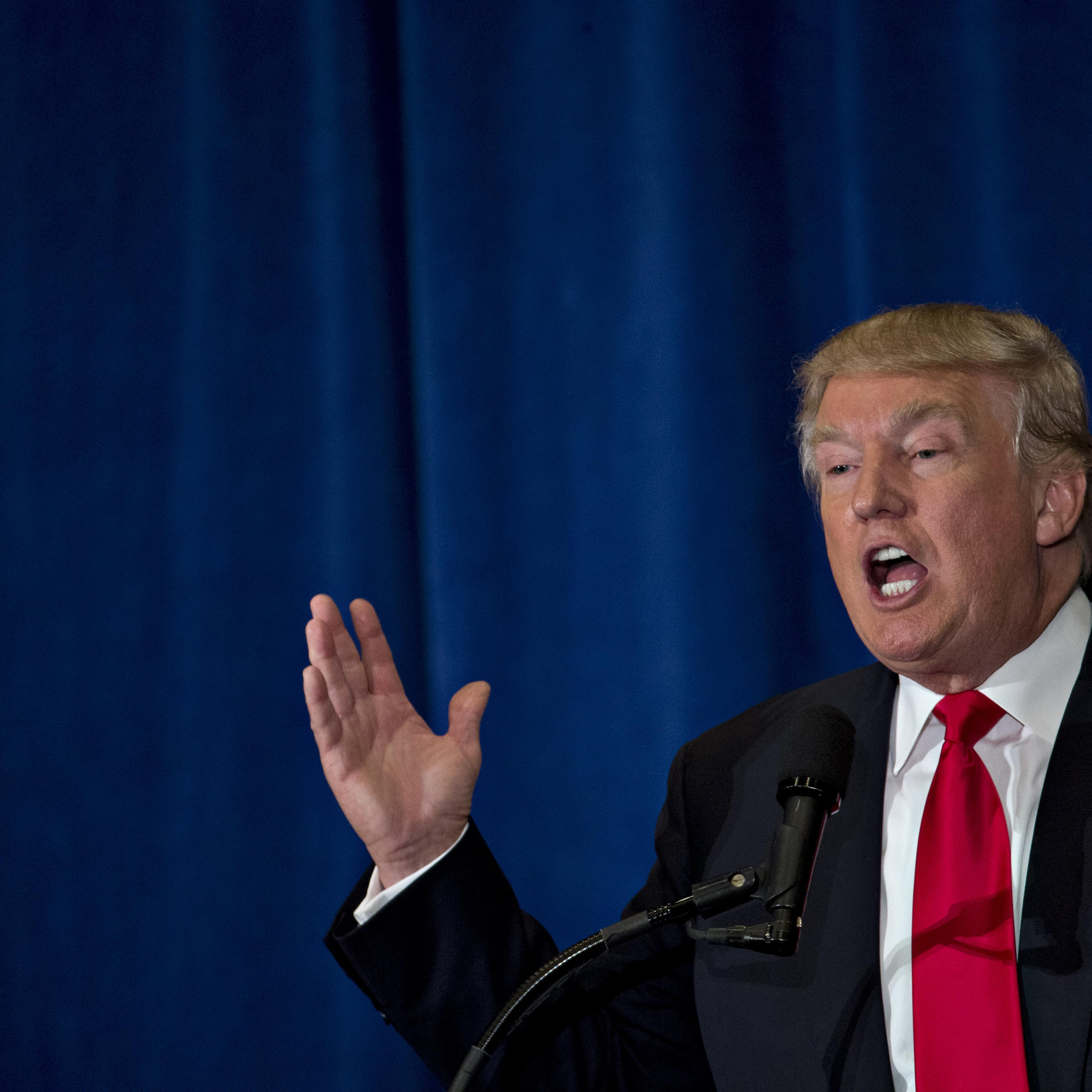 Presumptive Republican Presidential Nominee Donald Trump Gives Speech On Veterans Reform