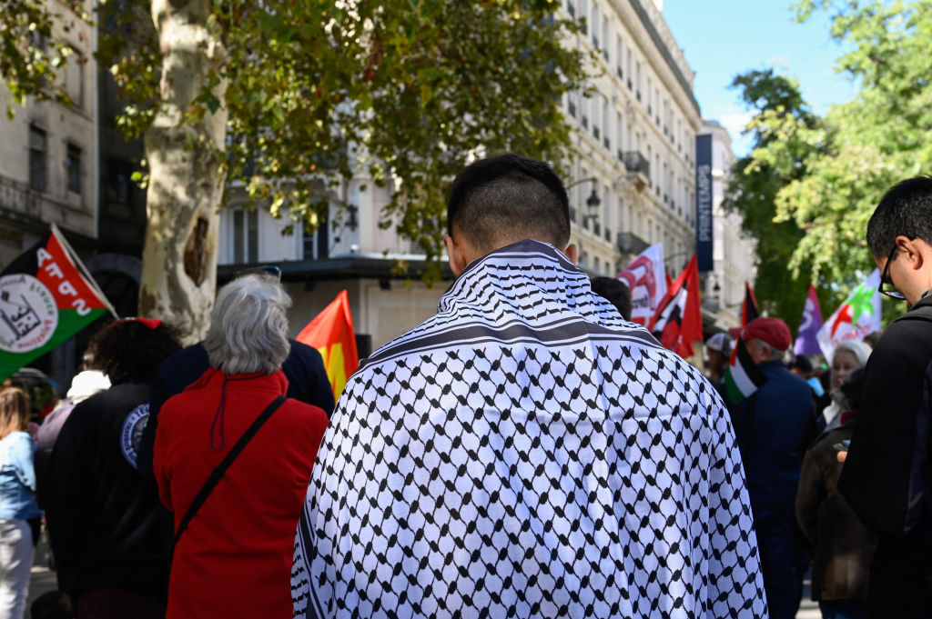 FRANCE-GATHERING-SUPPORT-PALESTINIAN-PEOPLE-LYON