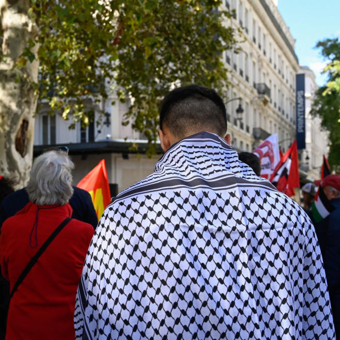FRANCE-GATHERING-SUPPORT-PALESTINIAN-PEOPLE-LYON