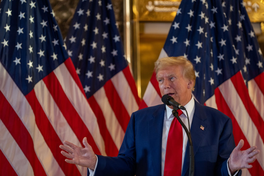 President Trump Holds A Press Conference At Trump Tower Day After Guilty Verdict