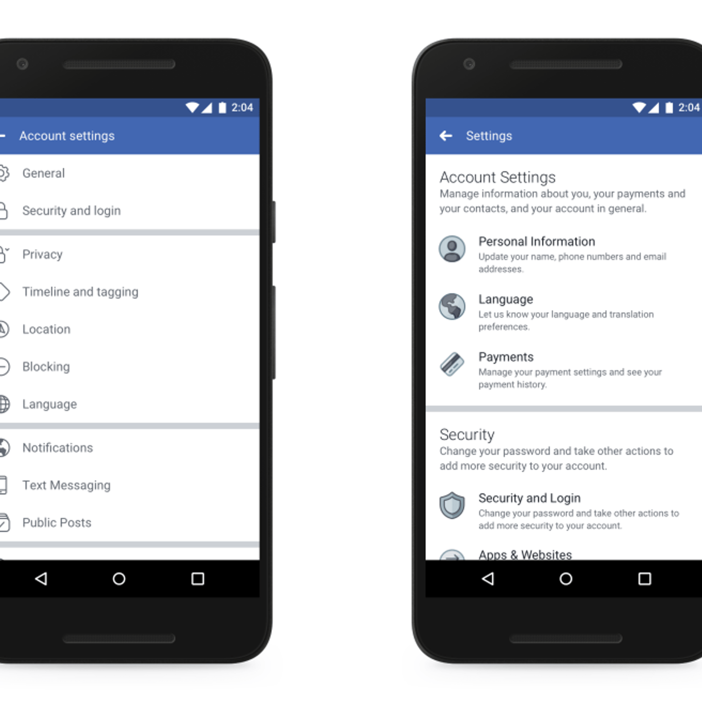 Facebook: Old Privacy Settings vs. New