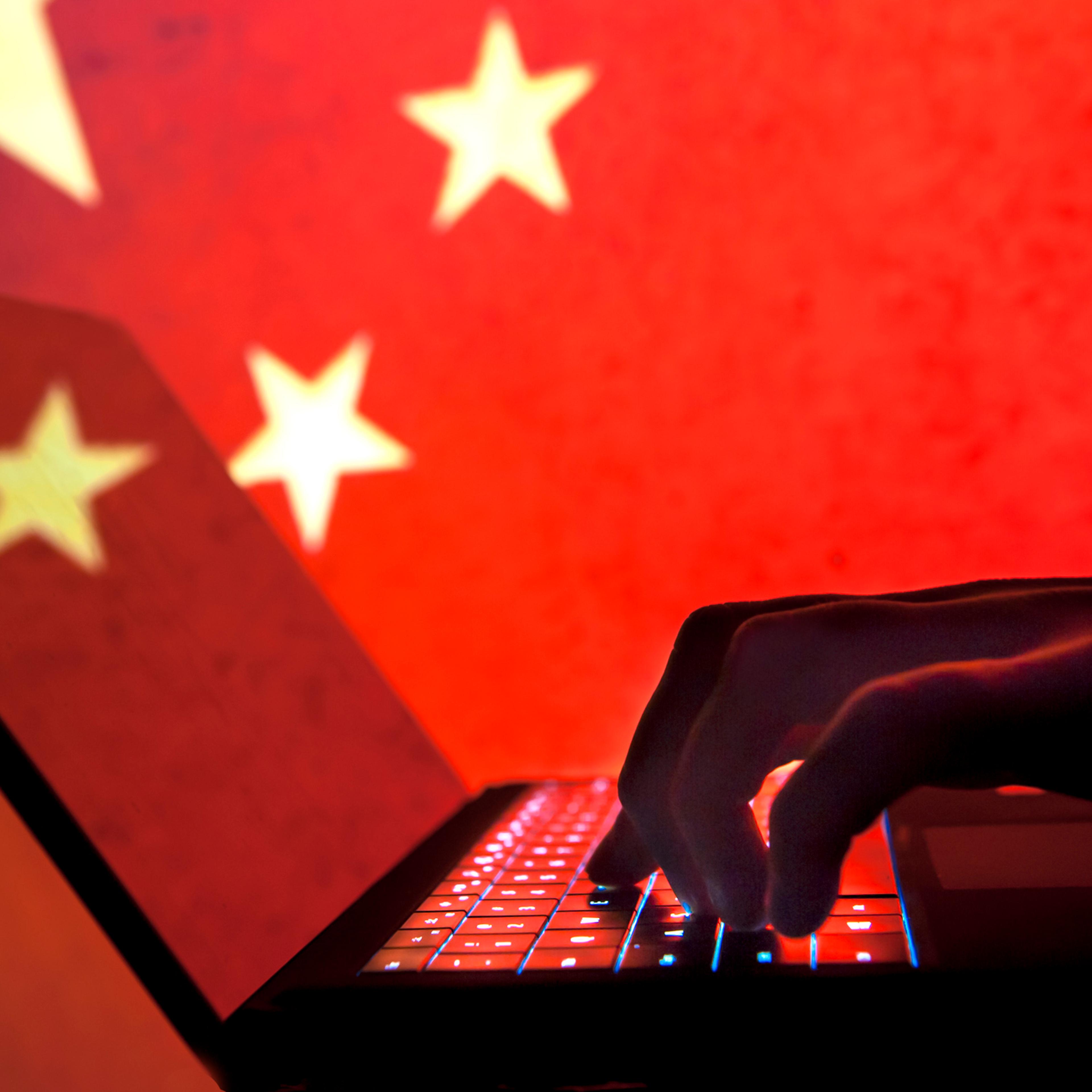 Hacker cyber attack