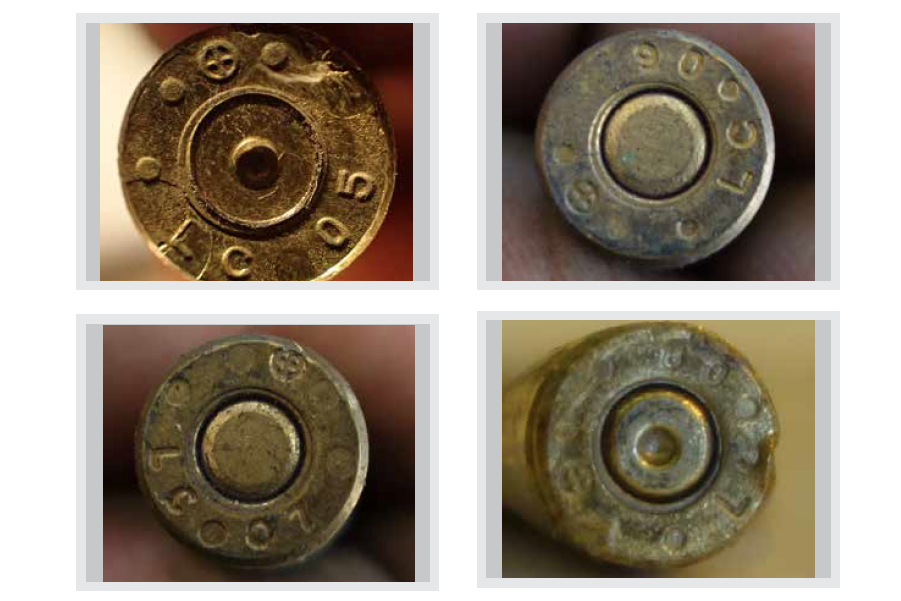 These four rifle cartridges were made in 2005, 2006, 2007 and 2008 at the U.S.-government owned Lake City Army Ammunition Plant in Independence, Mo., before falling into ISIS hands, according to a new report.