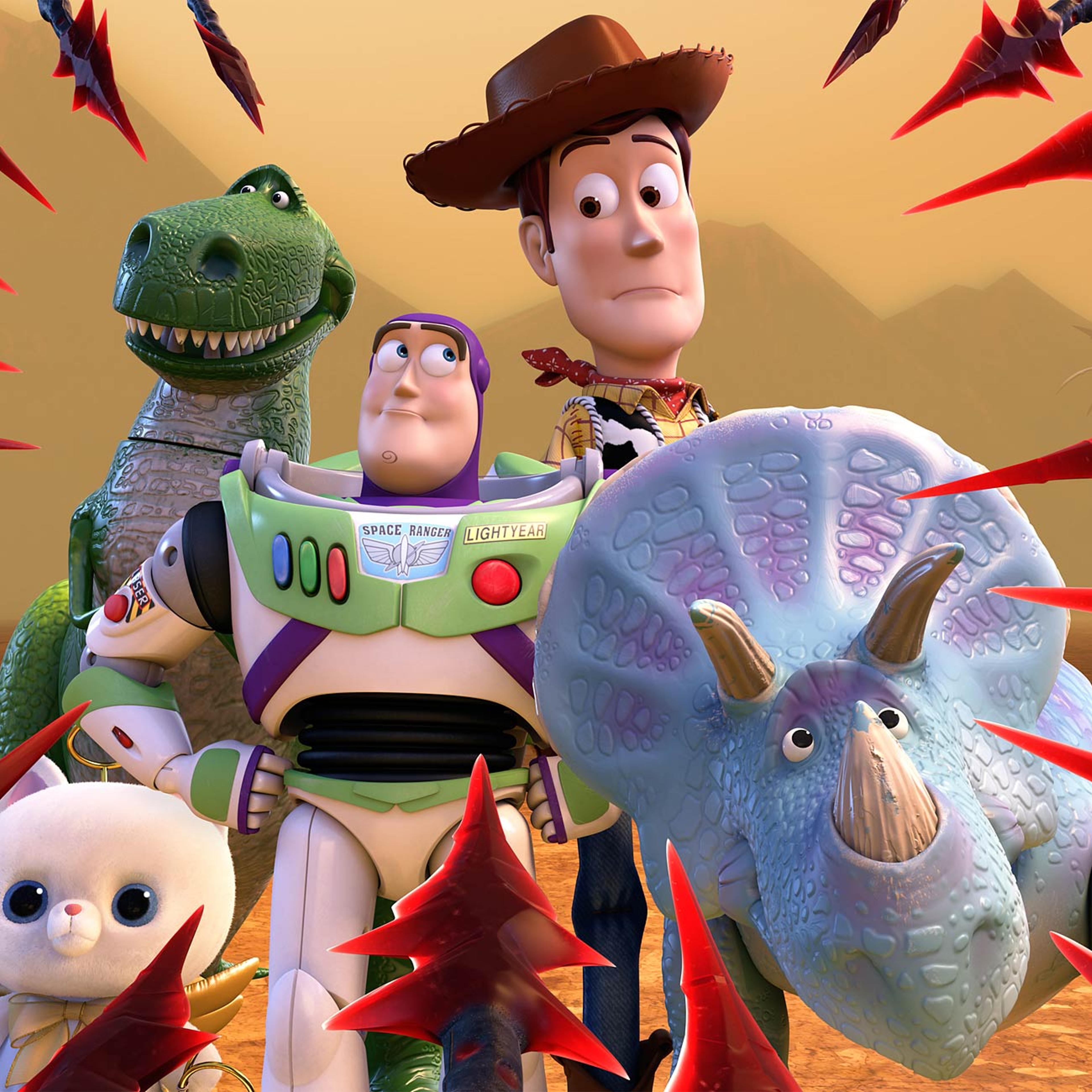 REX, BUZZ LIGHTYEAR, WOODY, TRIXIE