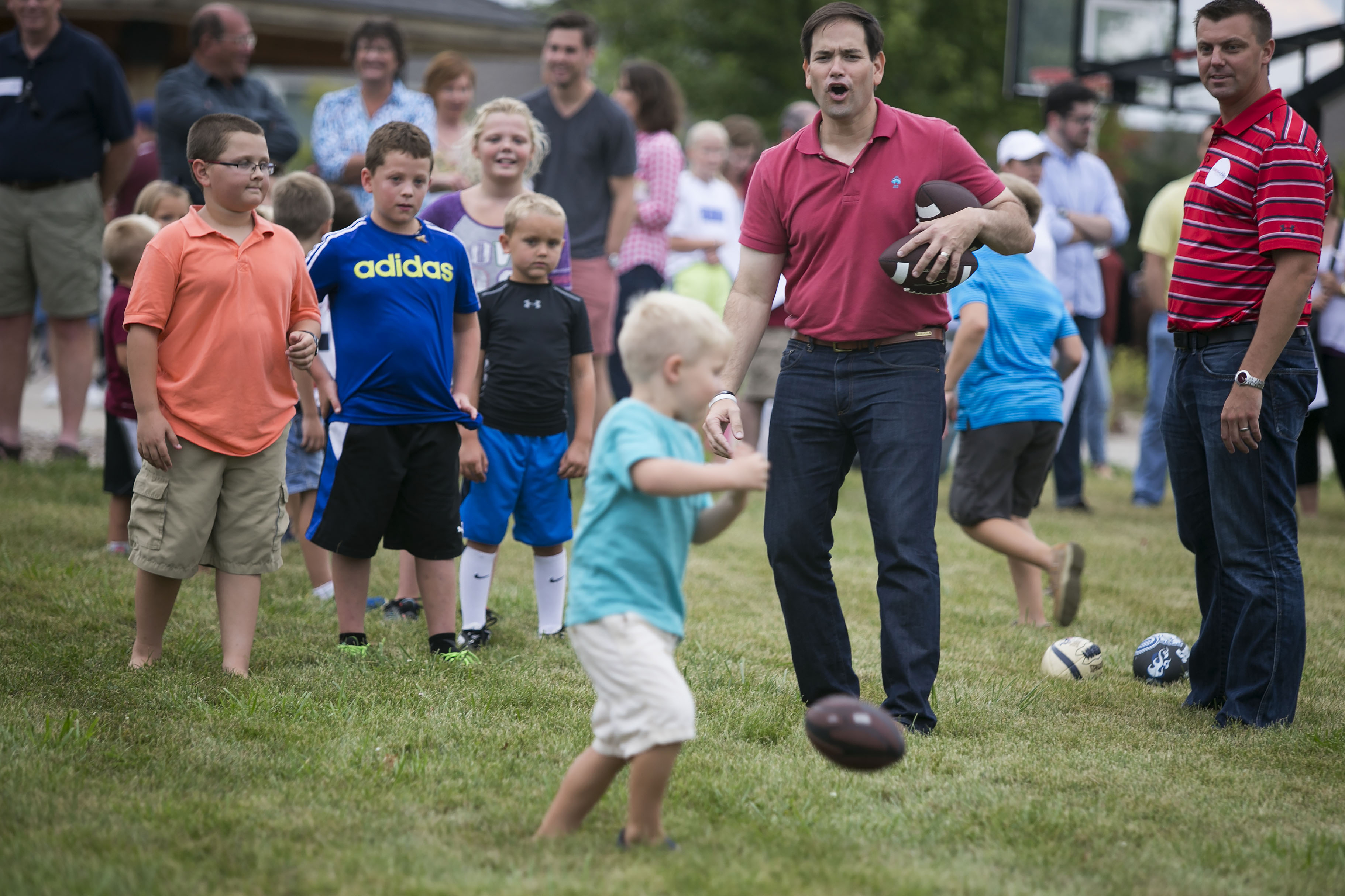 Sen. Marco Rubio Iowa football