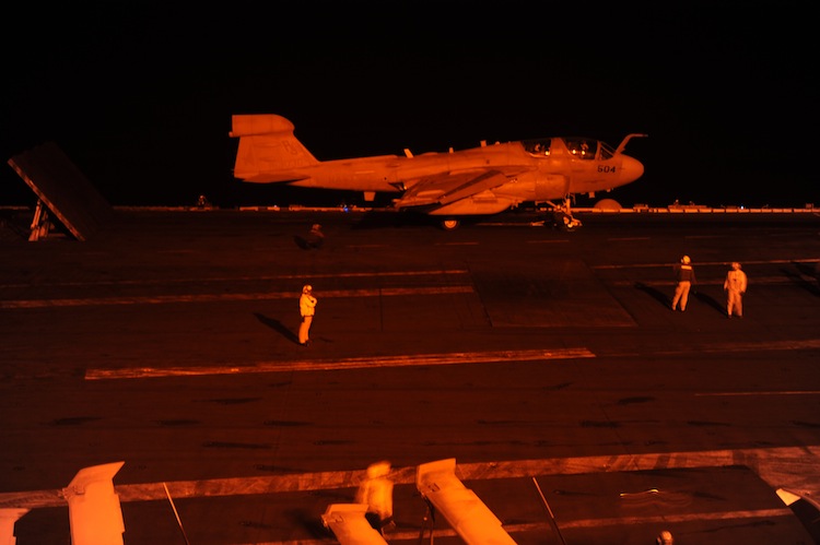 George H.W. Bush is supporting maritime security operations and theater security cooperation efforts in the U.S. 5th Fleet area of responsibility.