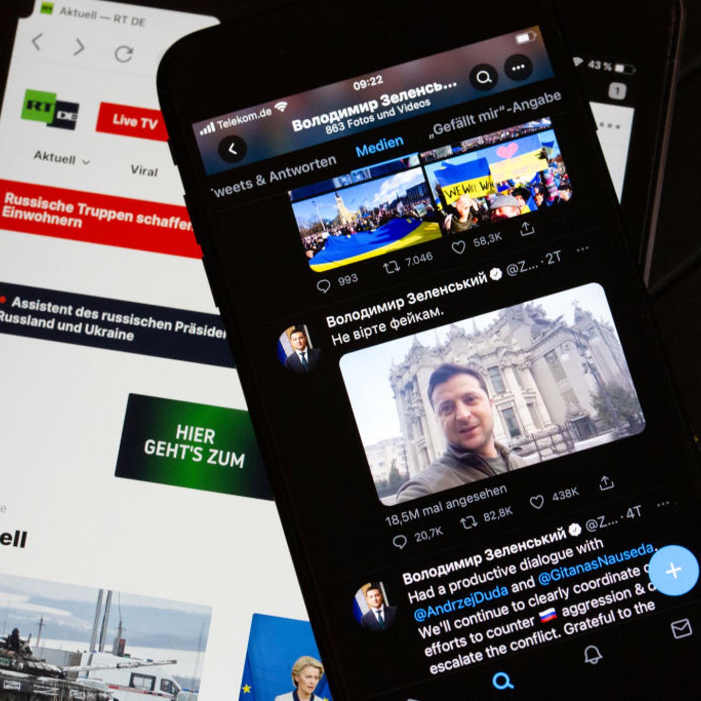 Russia and Ukraine fight for sovereignty of opinion on the net