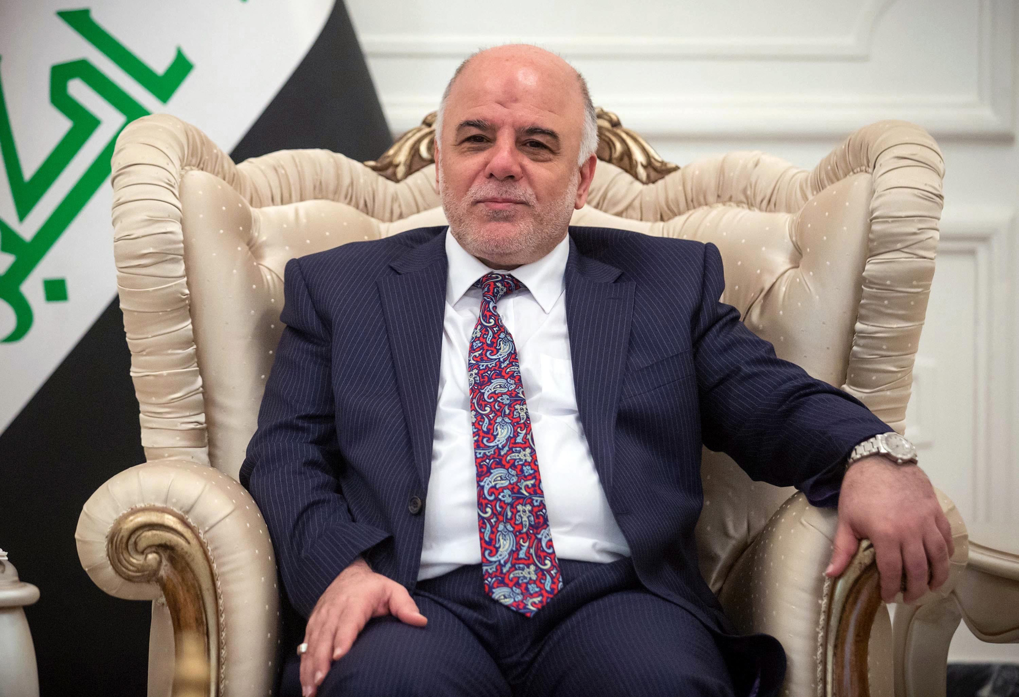 Iraq's new prime minister Haidar Al-Abadi in Bagdad, Aug. 16, 2014.