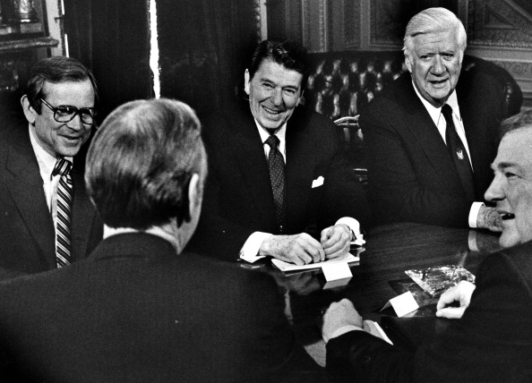 president ronald reagan budget summit