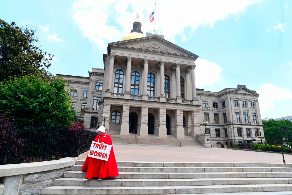 Georgia Capital after passage of anti-abortion bill