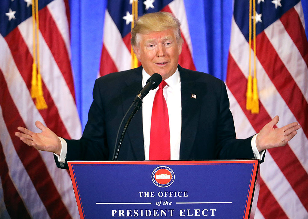 President-Elect Donald Trump Holds Press Conference In New York