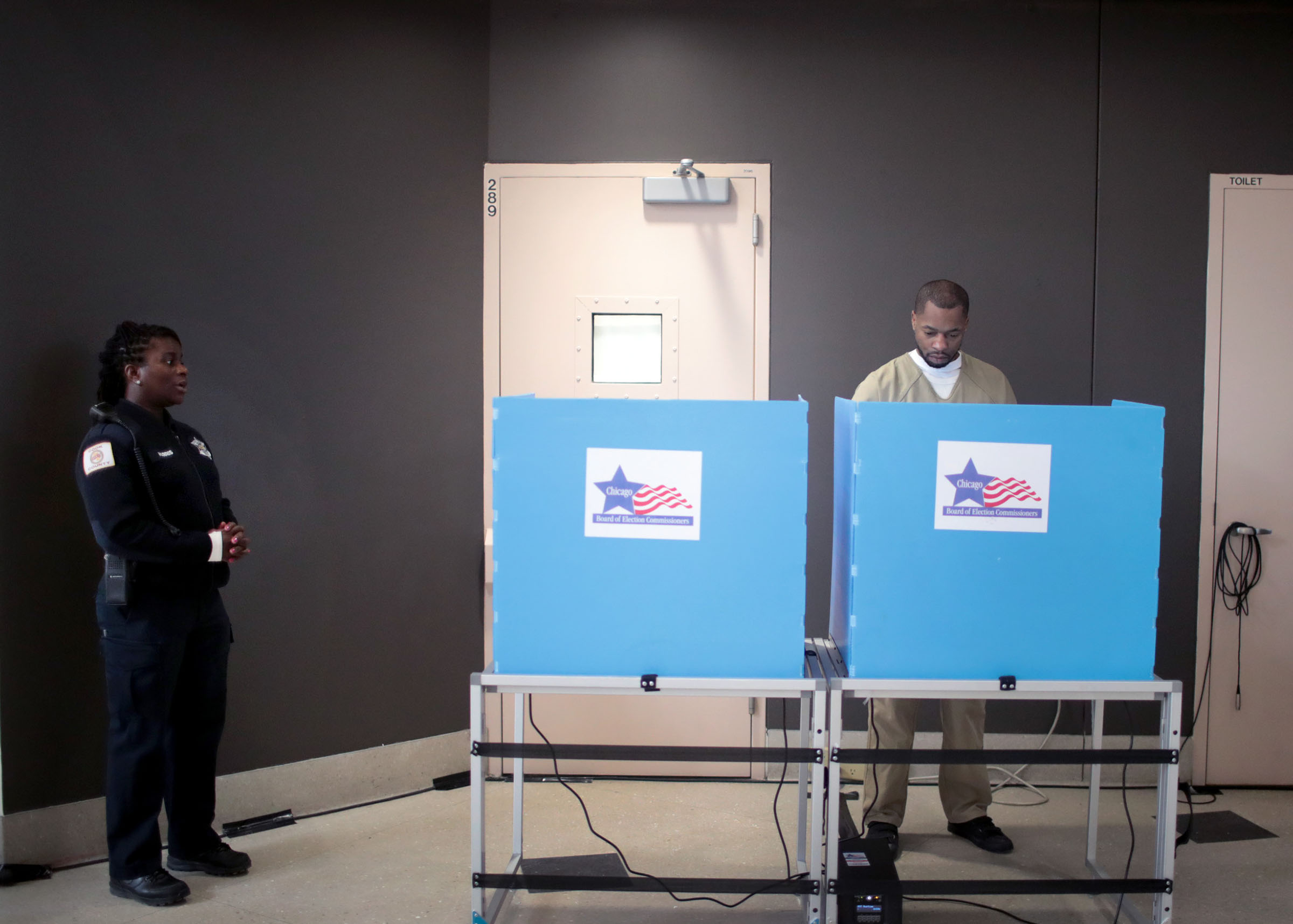 Cook County Jail Inmates Take Part In Early Voting Ahead Of Illinois Primary