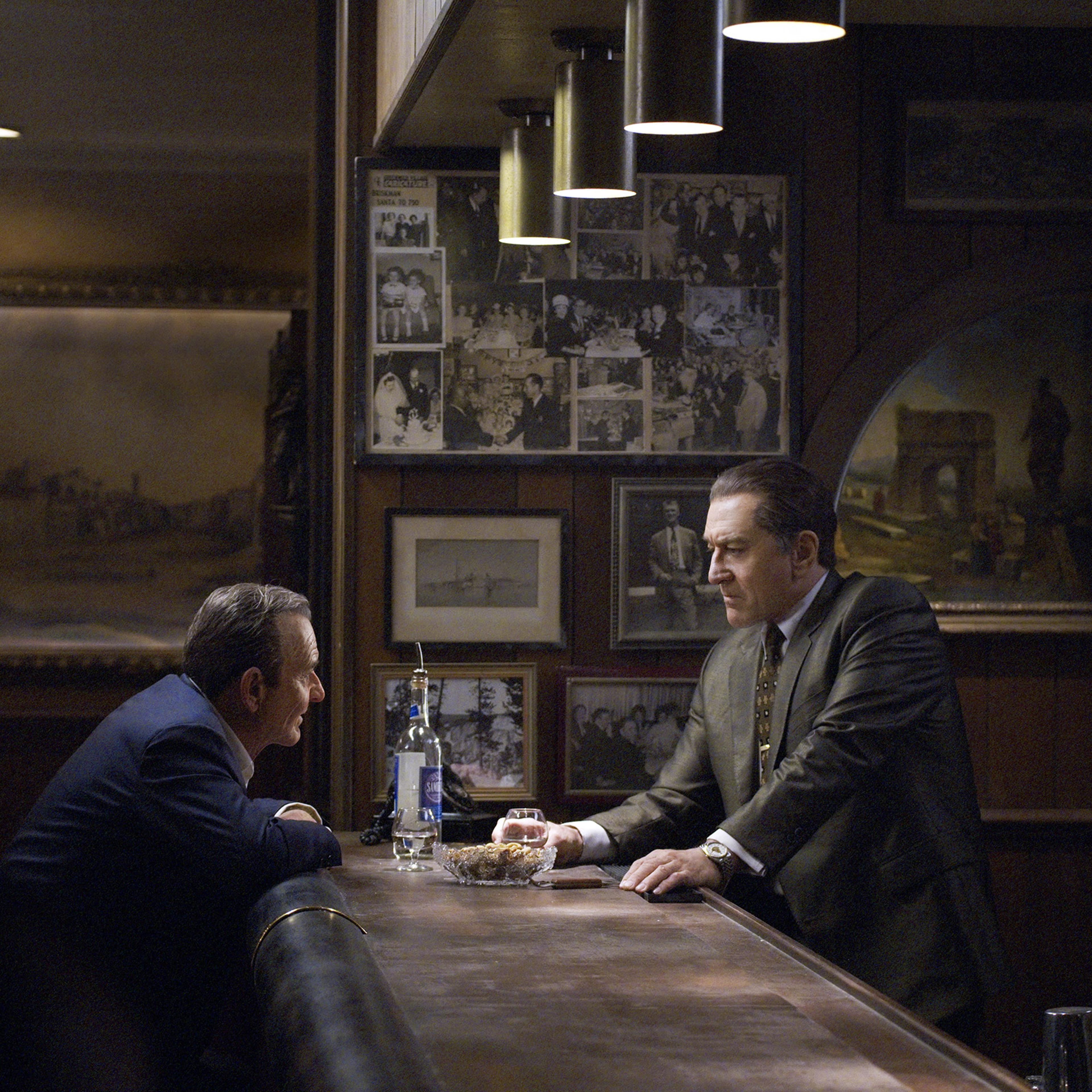 Joe Pesci and Robert De Niro in the Irishman