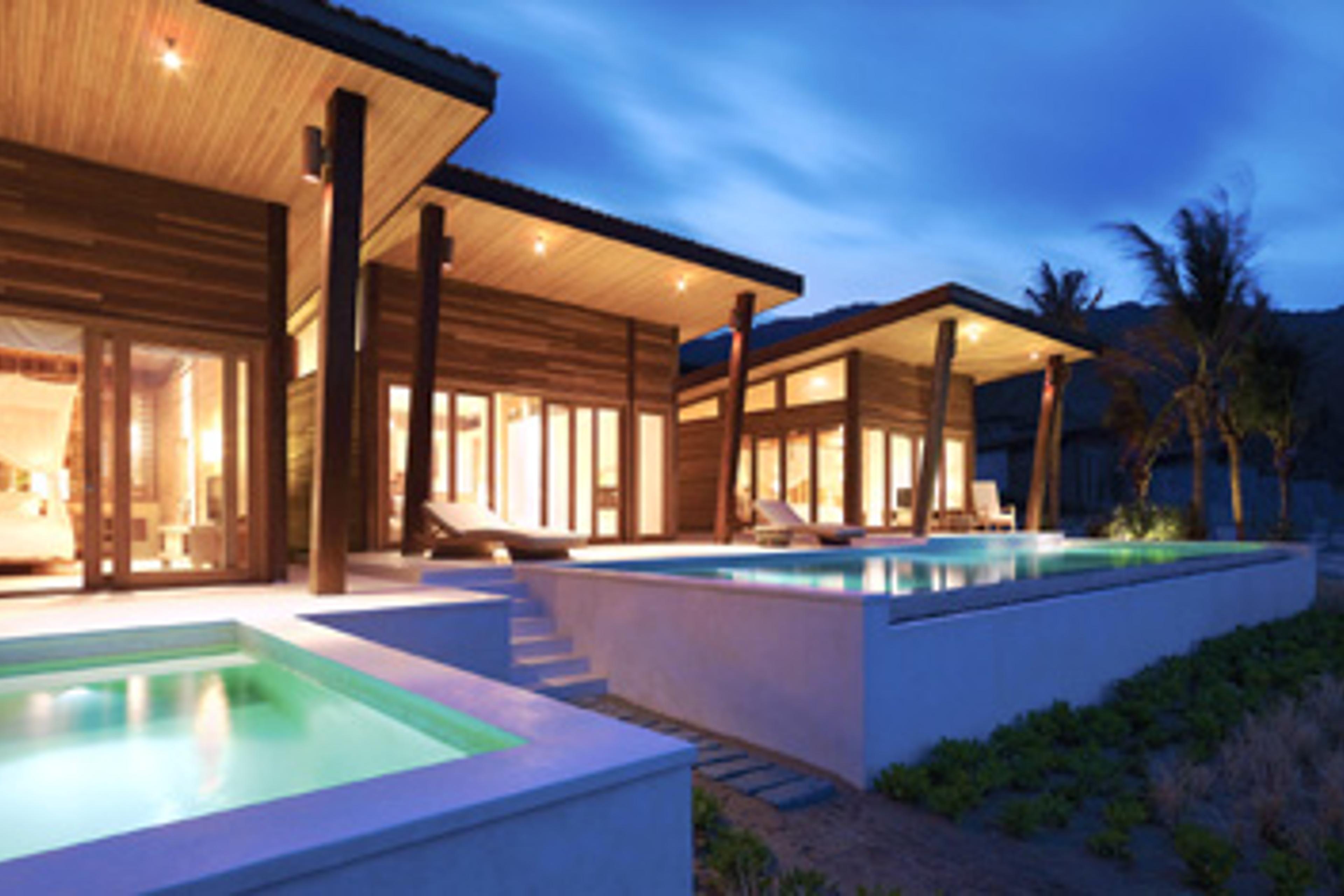 The villas at Six Senses come with private infinity pools