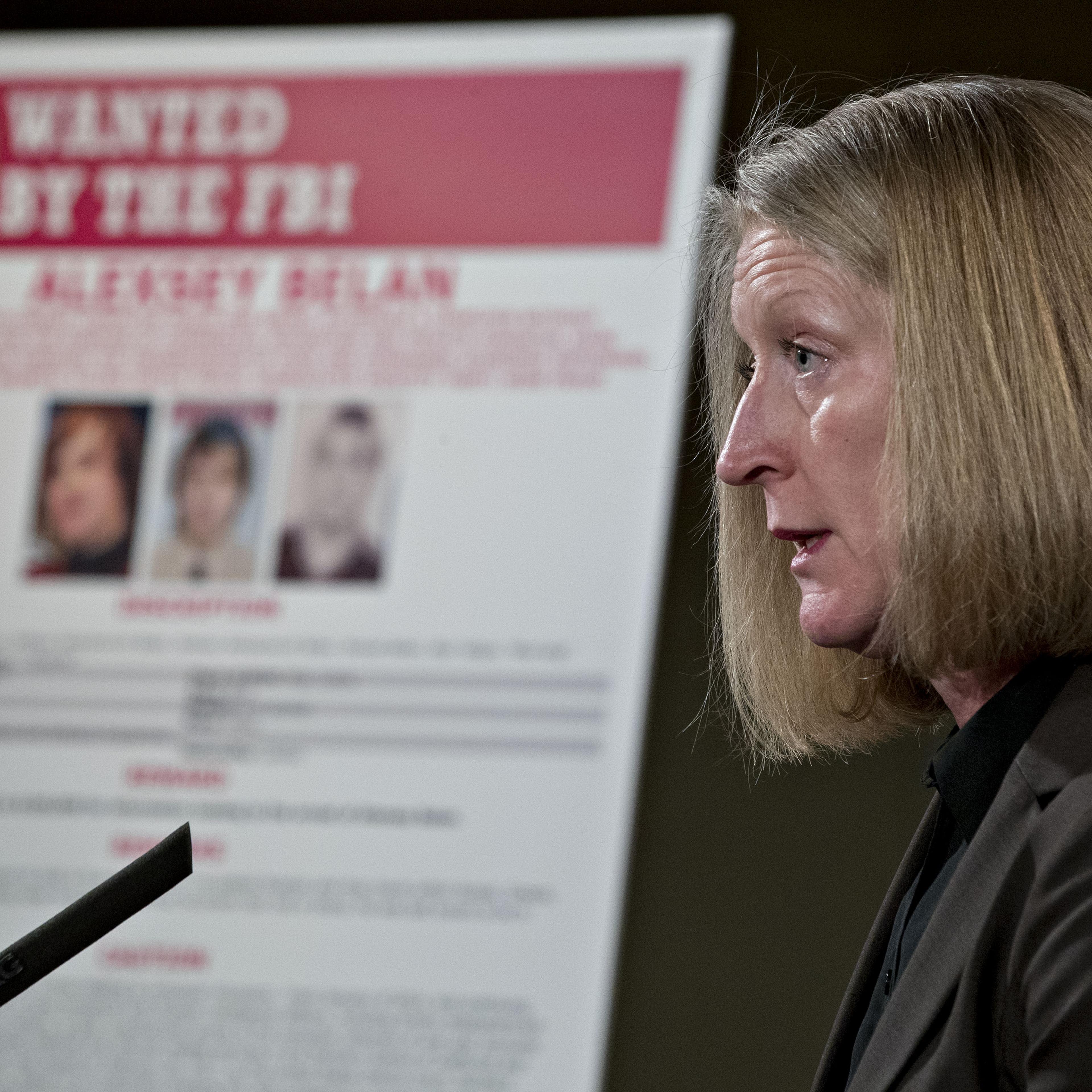 National Security Division Holds News Conference At Department Of Justice