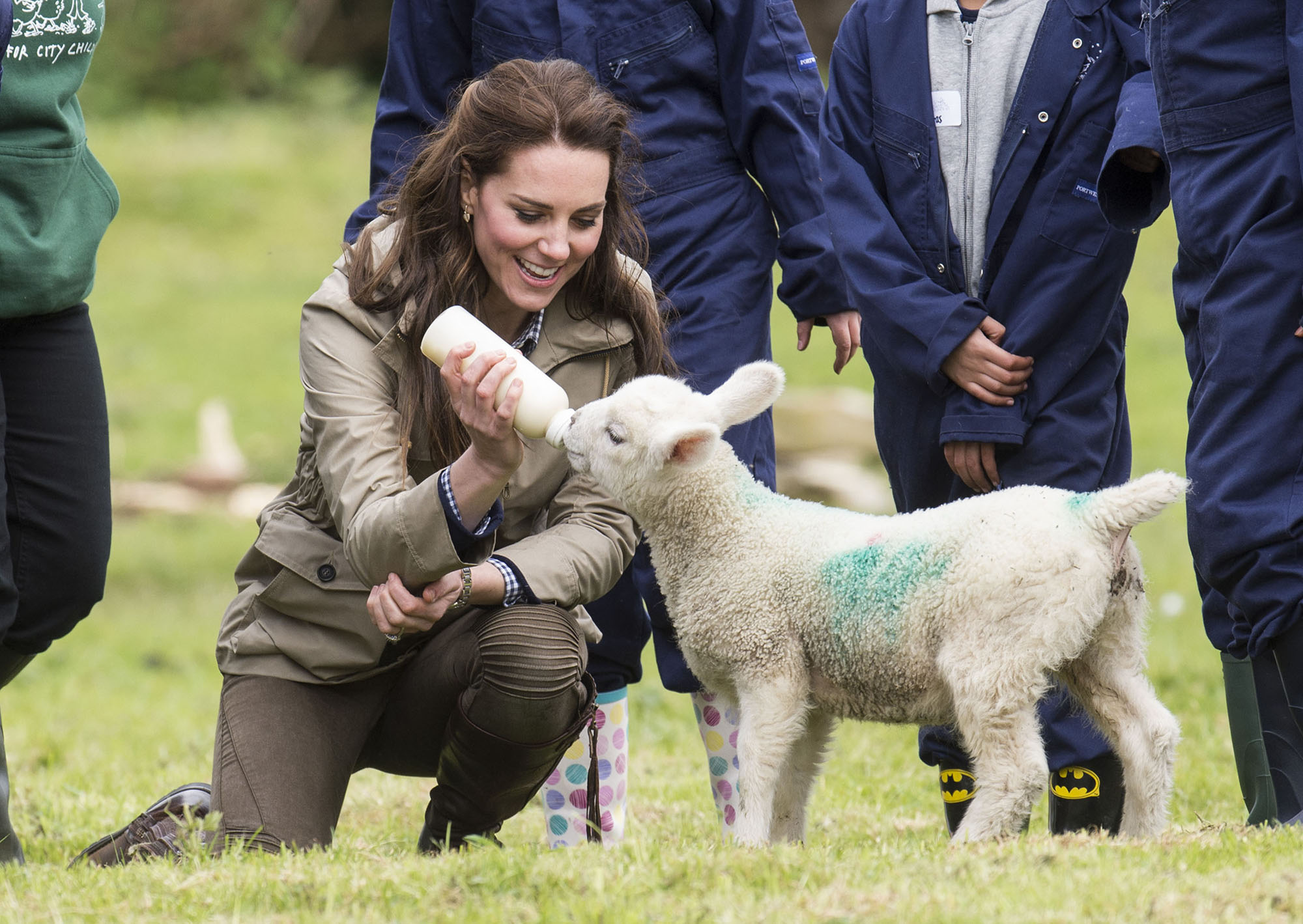 The Duchess Of Cambridge Visits Farms For City Children