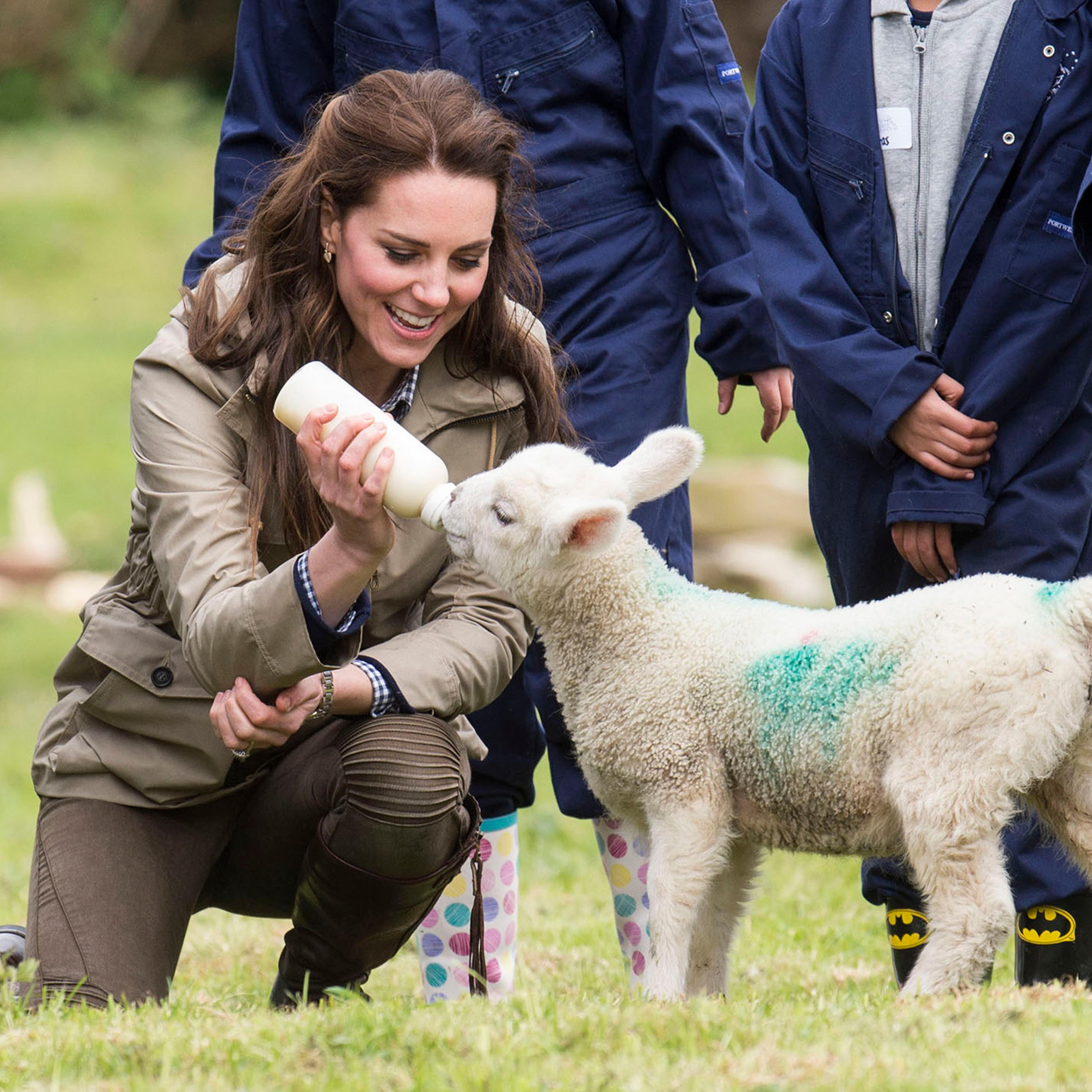 The Duchess Of Cambridge Visits Farms For City Children